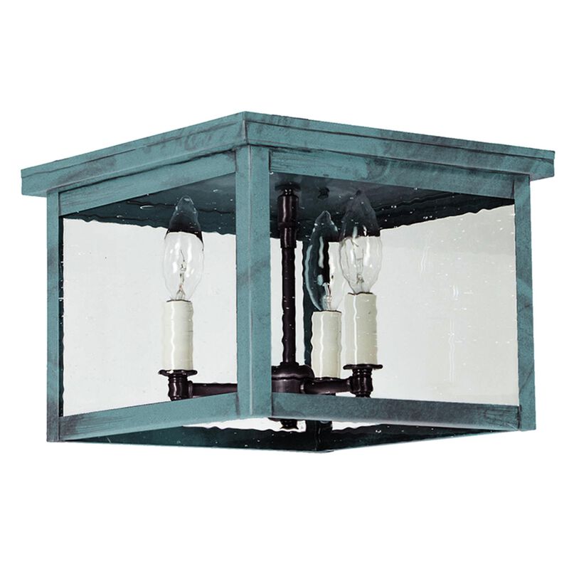 Williams 11 Inch 3 Light Outdoor Flush Mount by Northeast Lantern