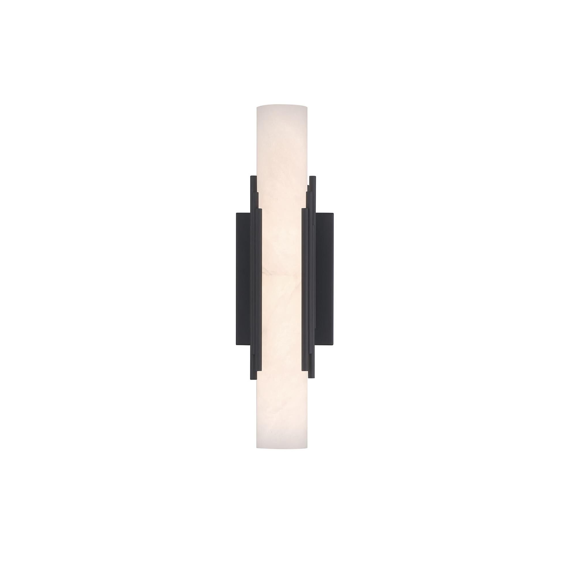 Shown in Bronze finish and Alabaster glass
