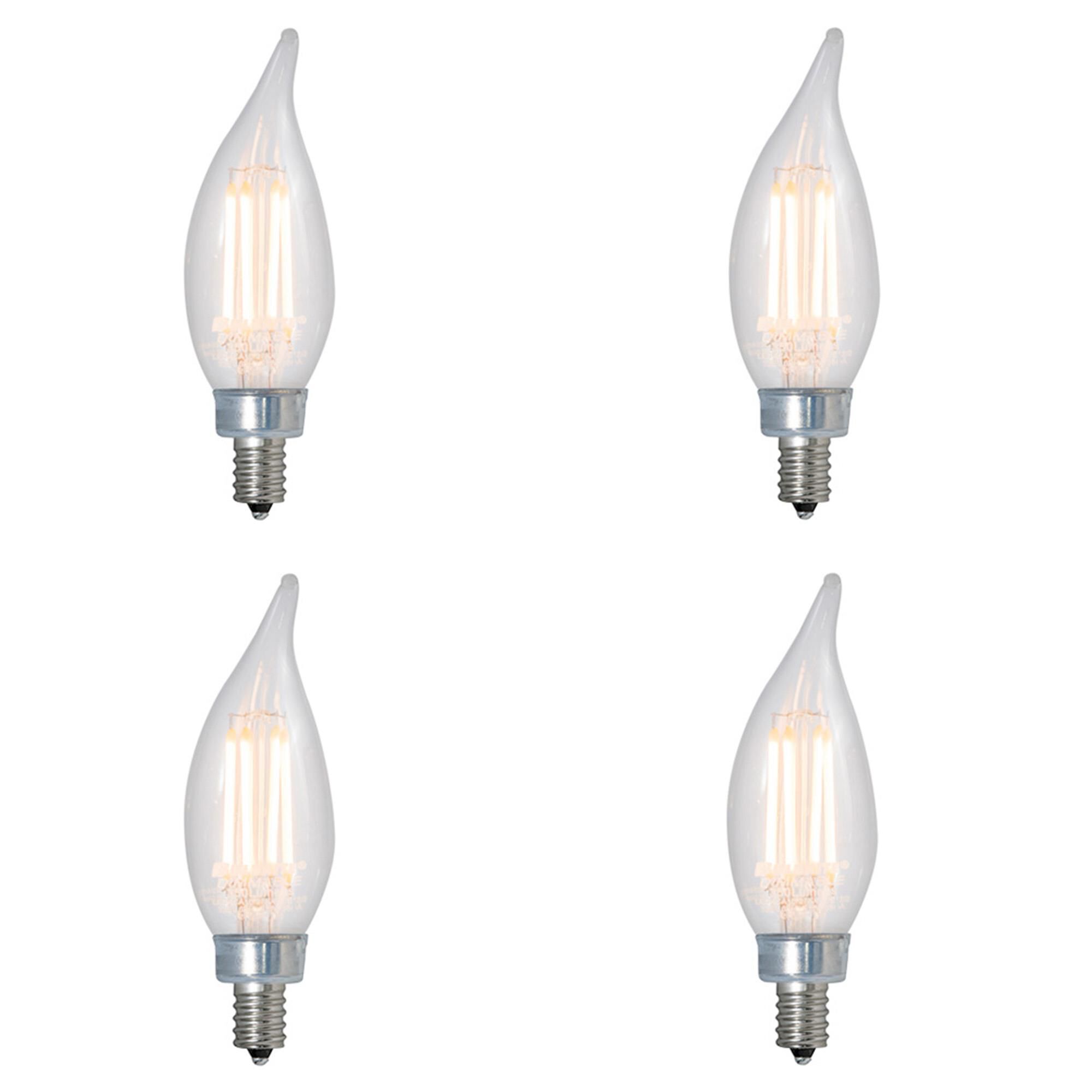 Dimmable 4.50 Watt 2700K CA10 LED Light Bulb by Bulbrite