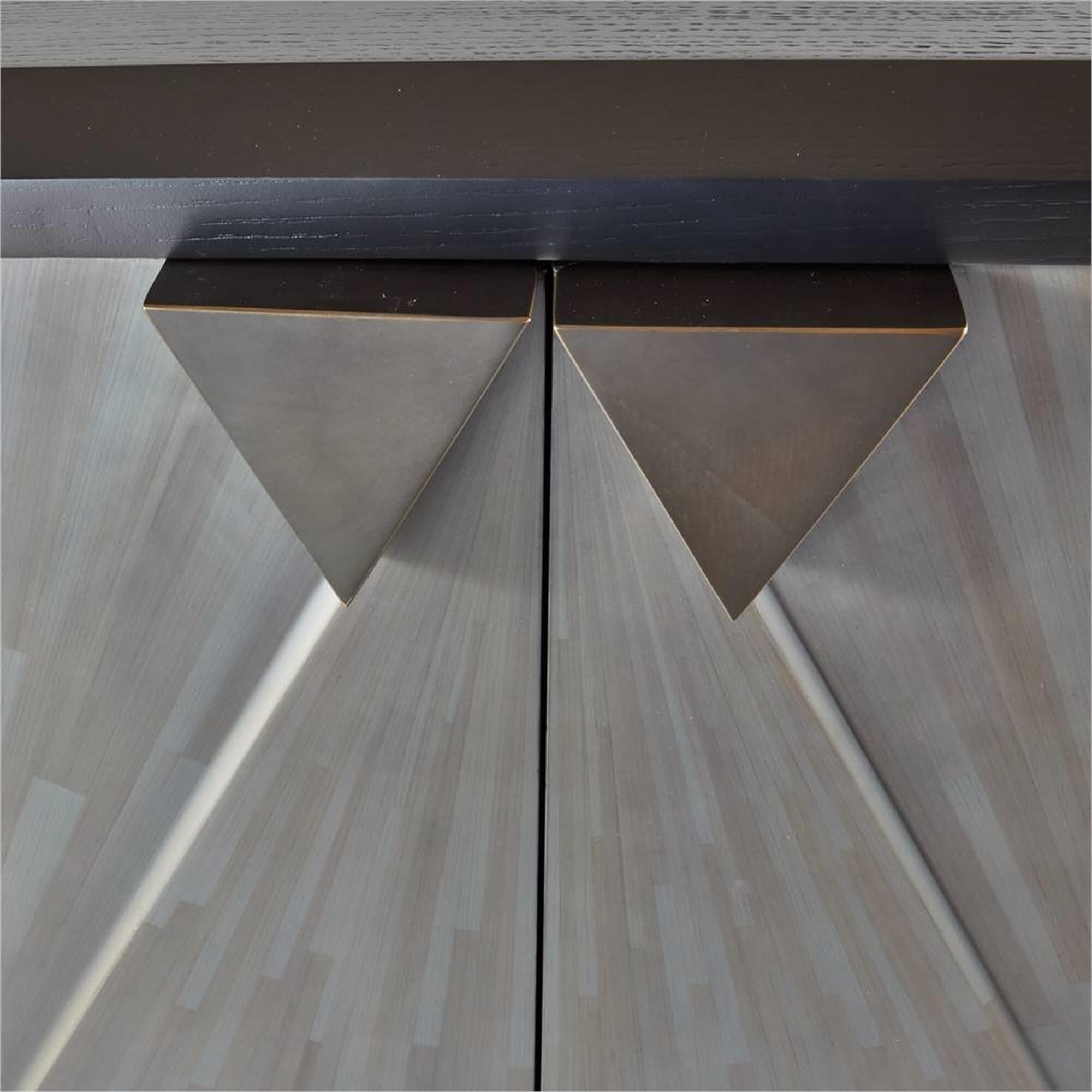 Shown in Gray Straw Marquetry finish