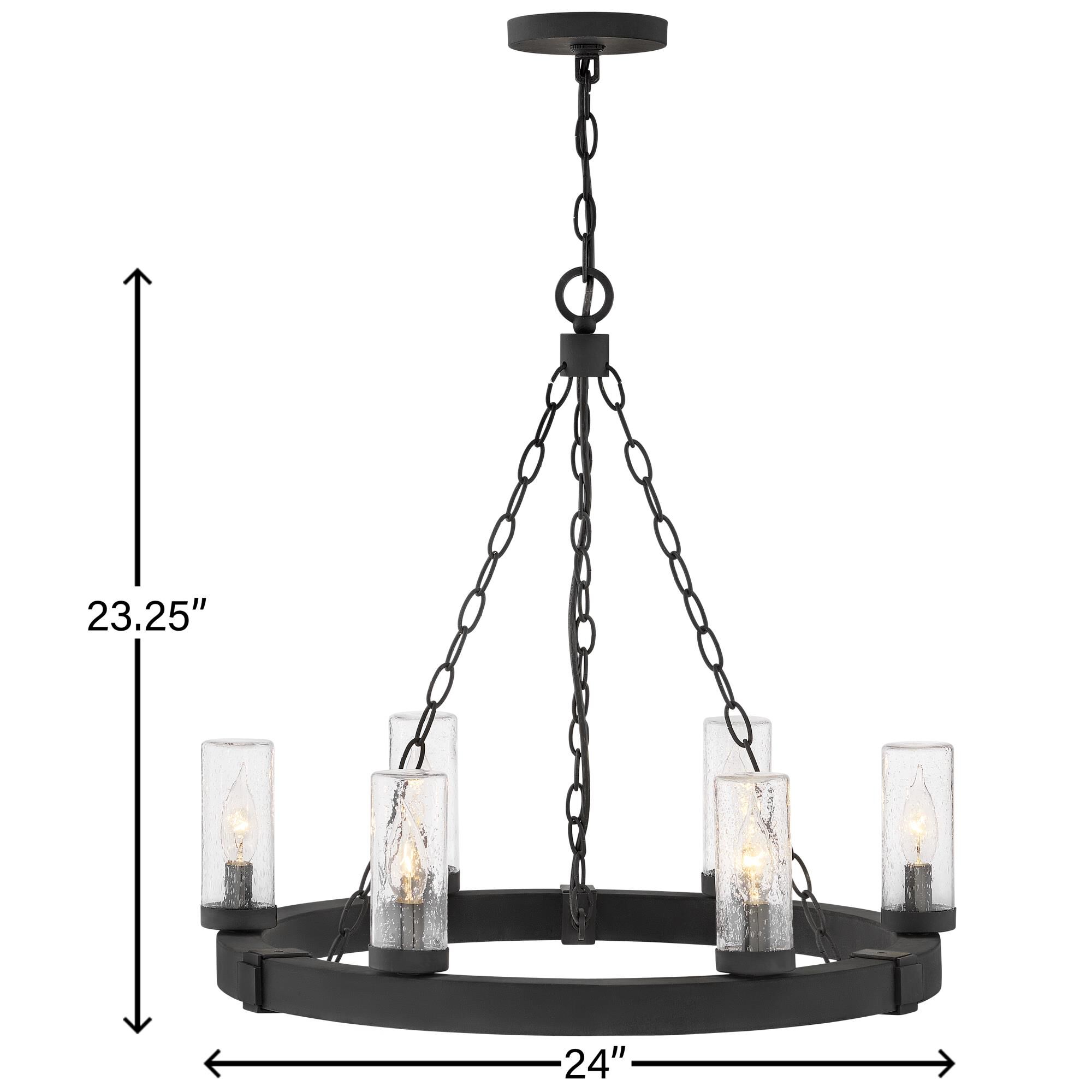 Sawyer 24 Inch Outdoor Hanging Lantern by Hinkley Lighting