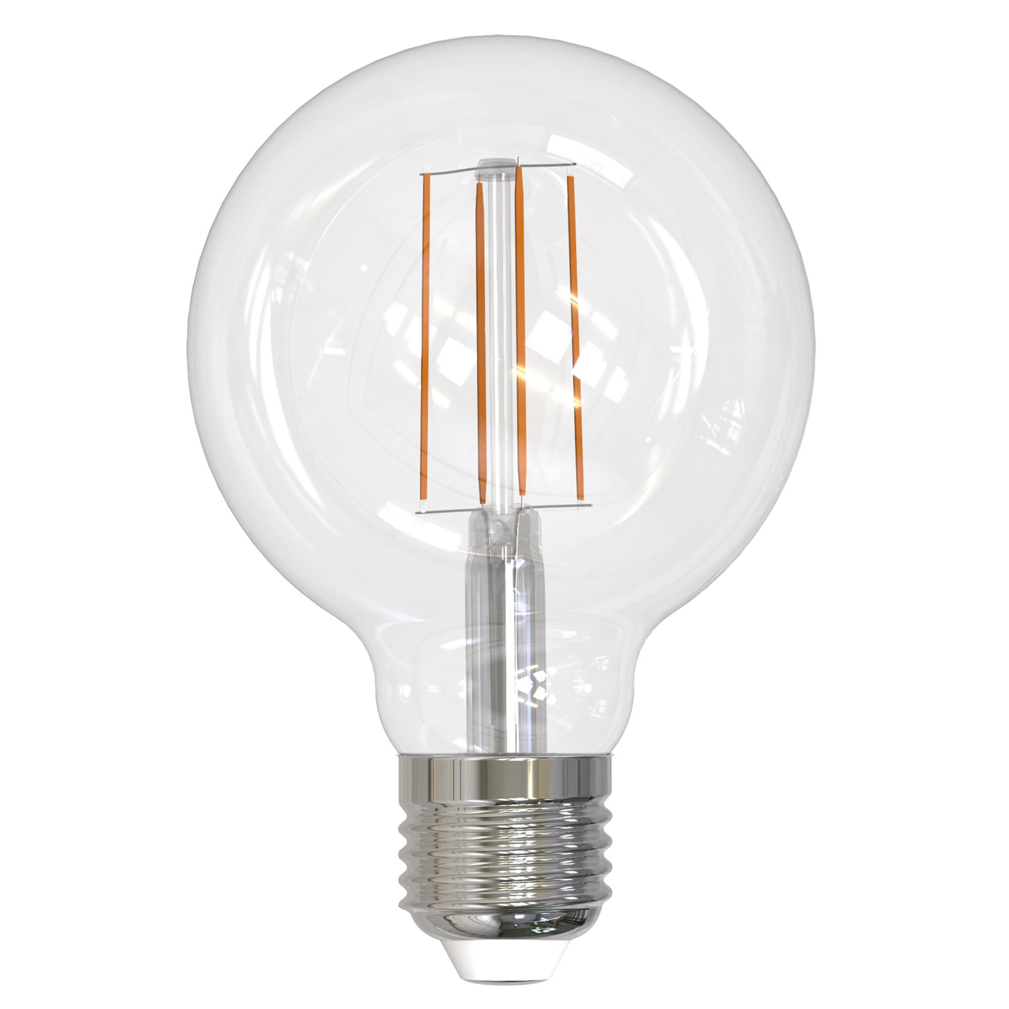 Dimmable 8.5 Watt 3000K G25 LED Light Bulb,