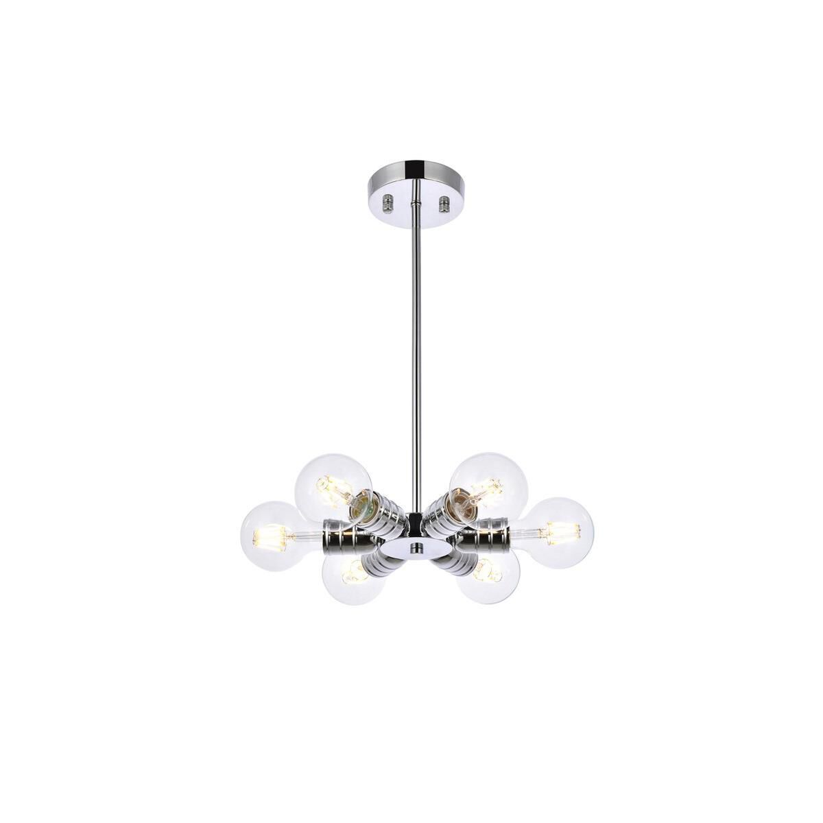 Reyes 8 Inch Mini Pendant by Elegant Lighting