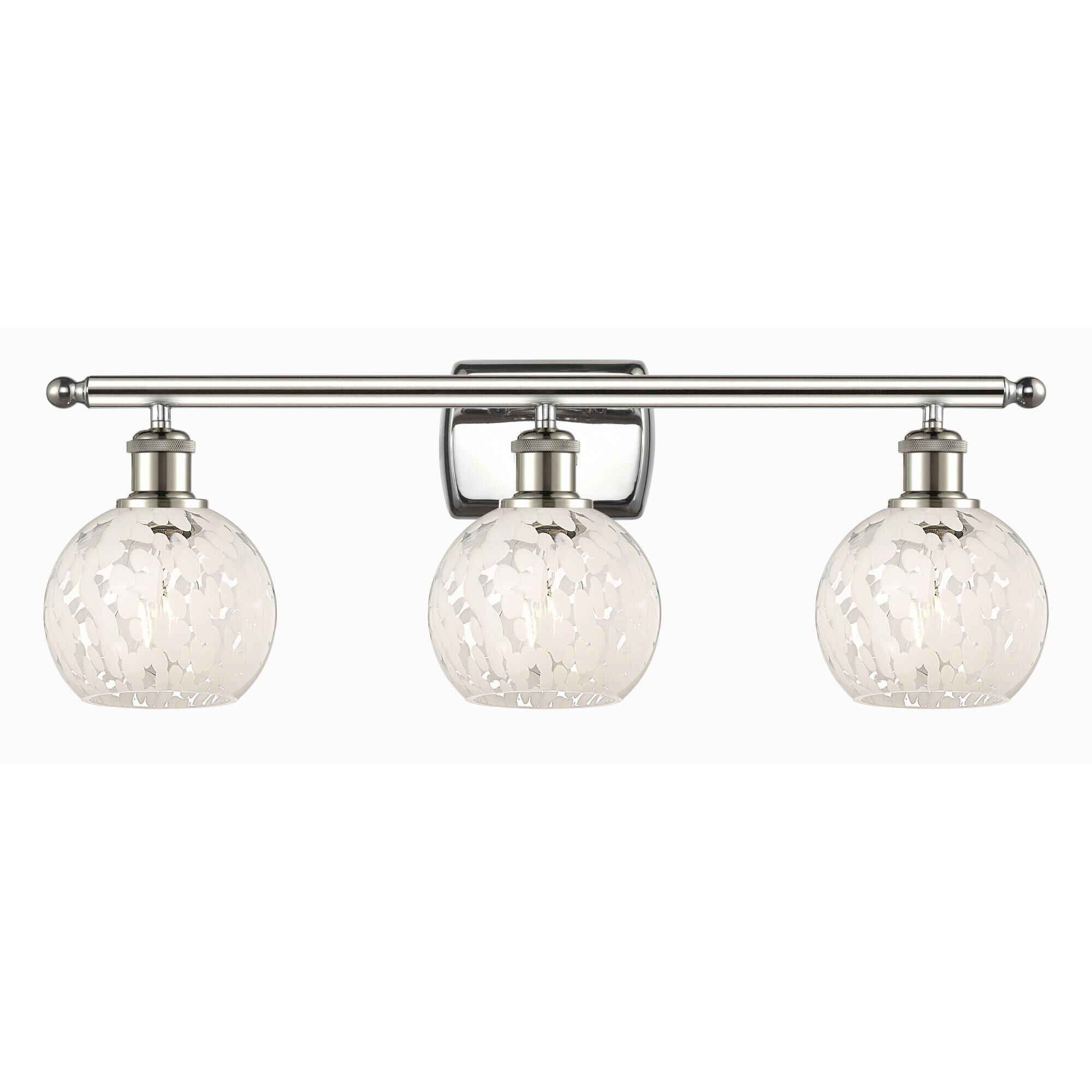 Bruno Marashlian White Mouchette 26 Inch Bath Vanity Light by Innovations Lighting