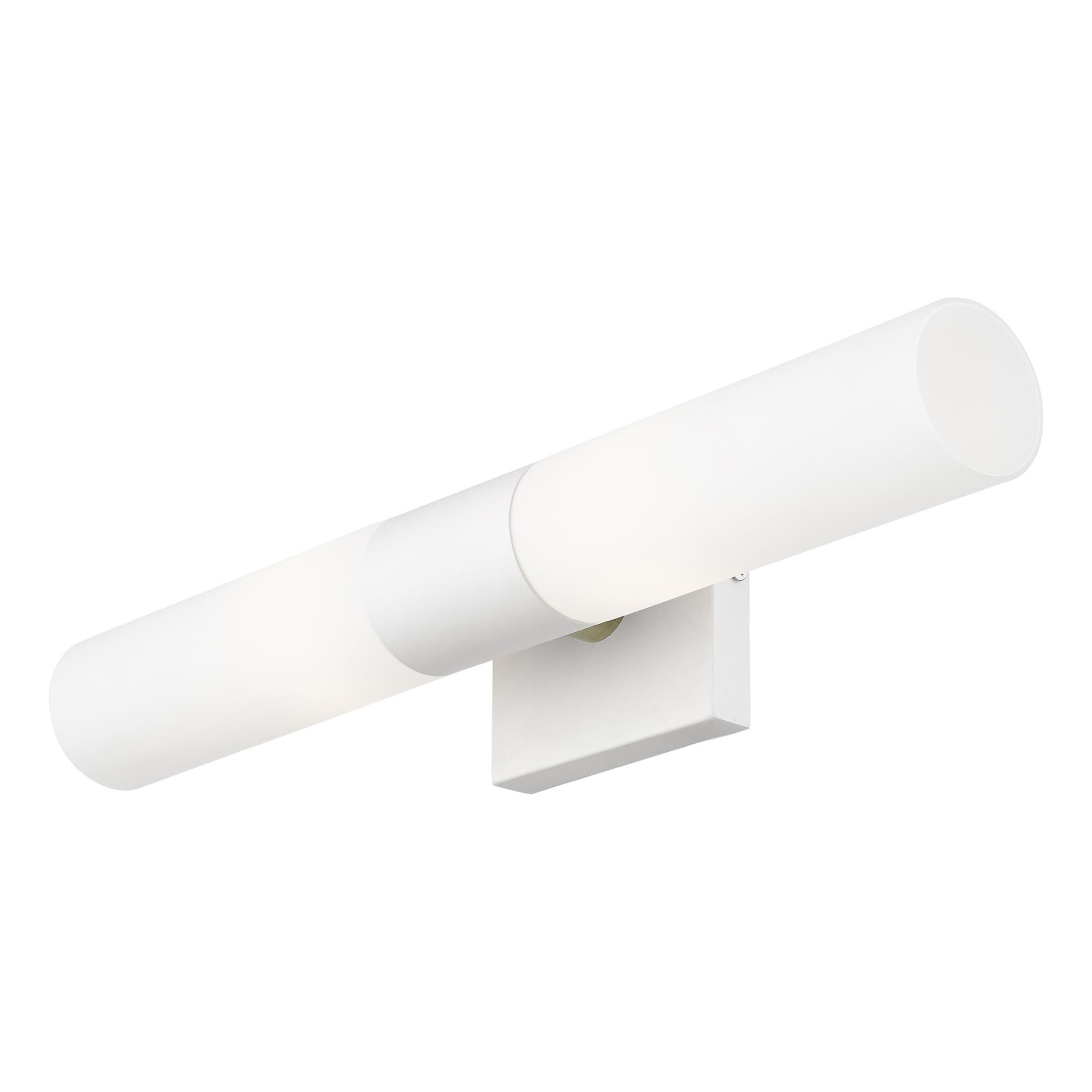 Shown in Textured White With Brushed Nickel Accent finish and Hand Blown Satin Opal White Twist Lock glass and Hand Blown Satin Opal White Twist Lock Glass shade