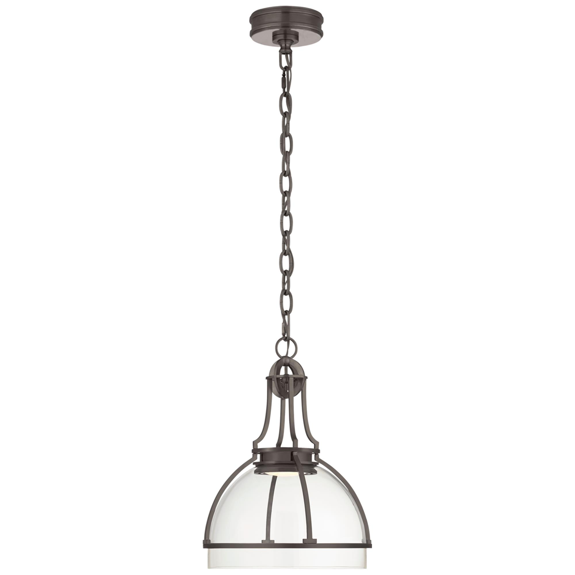 Shown in Bronze finish and Clear glass and Clear Glass shade