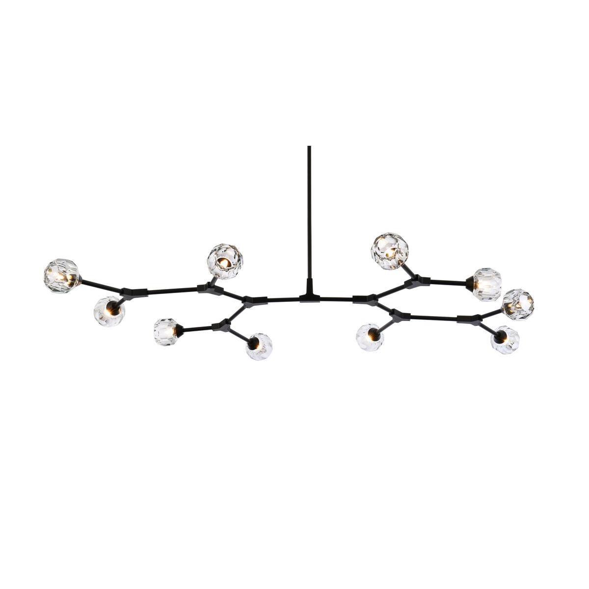 Zayne 56 Inch LED Large Pendant by Elegant Lighting