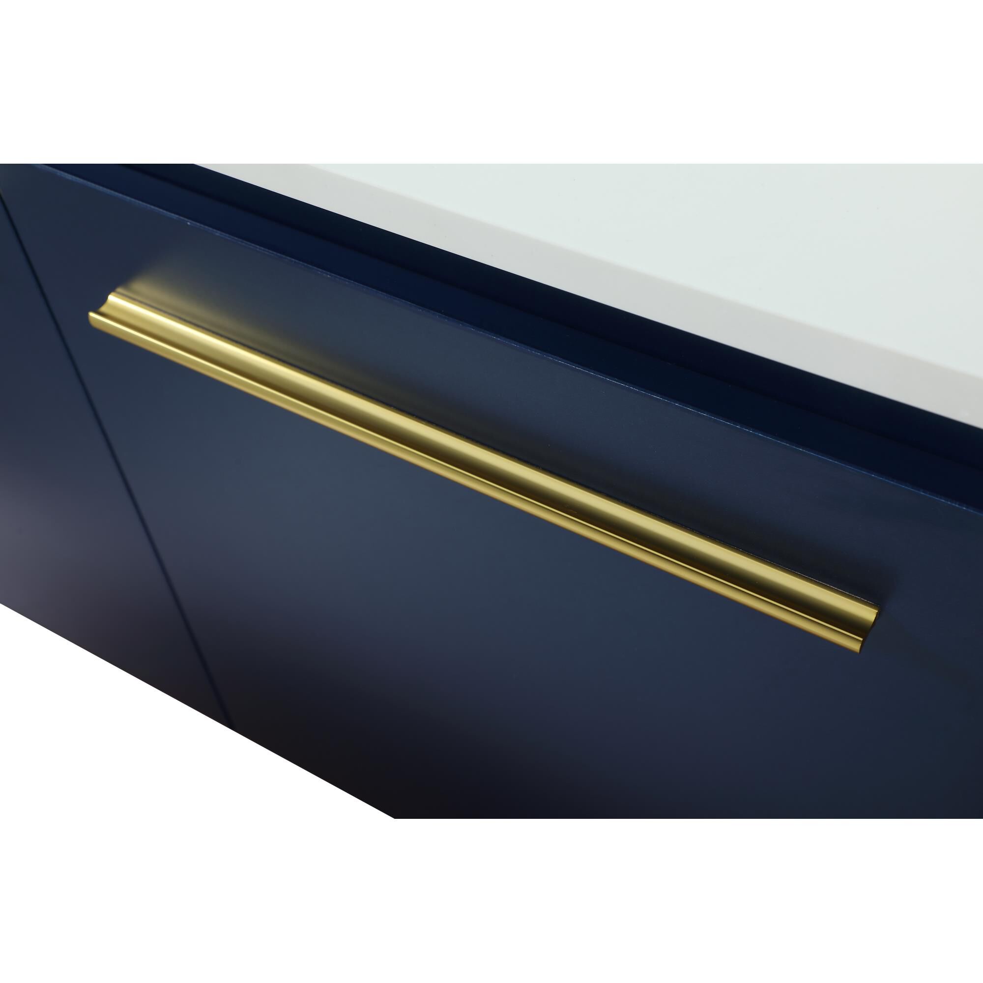 Shown in Blue finish