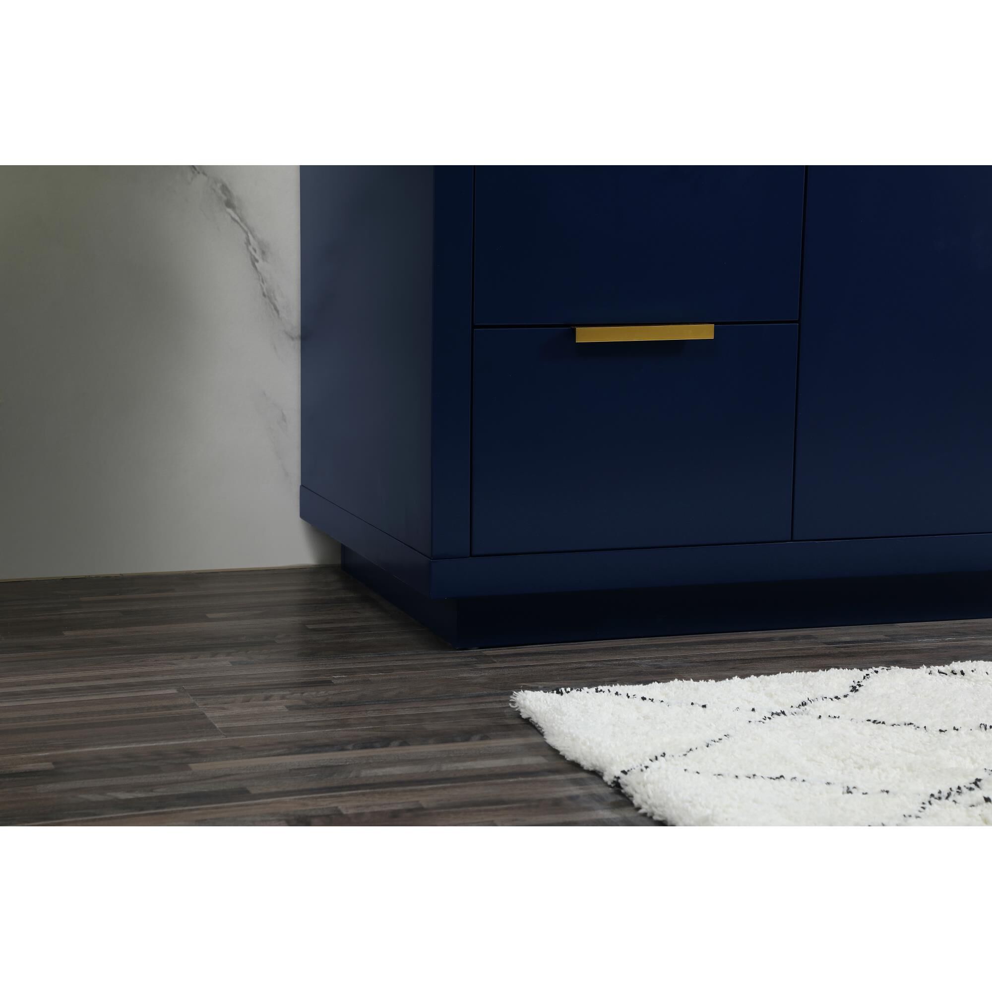 Shown in Blue finish