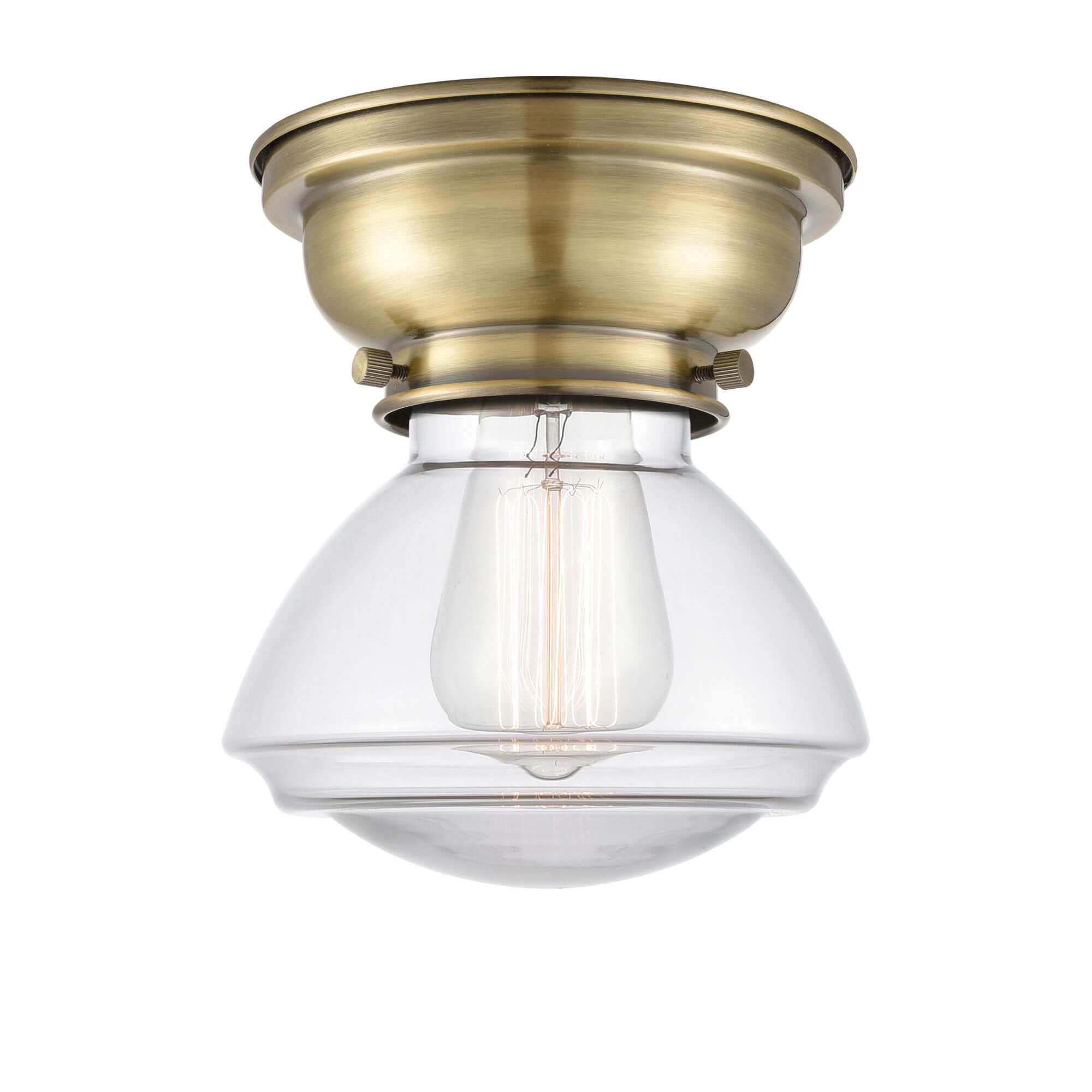 Bruno Marashlian Olean 6 Inch 1 Light Flush Mount by Innovations Lighting