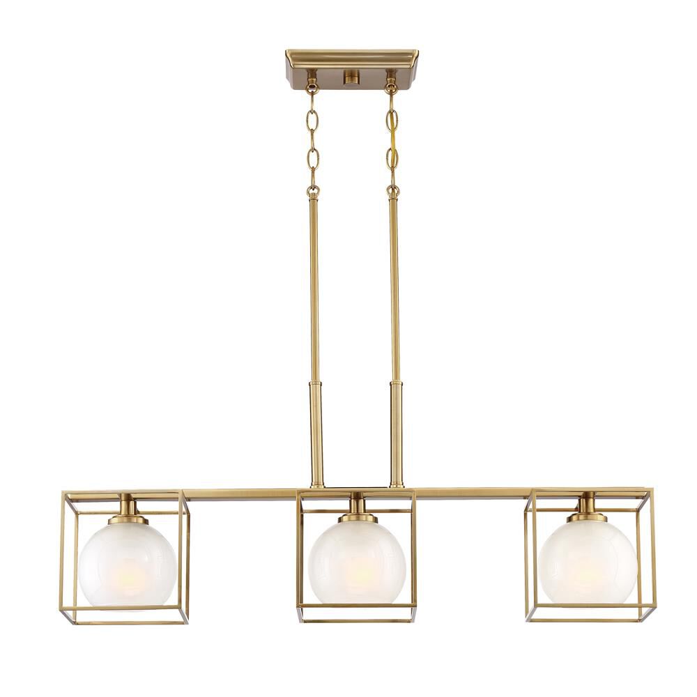 Cowen 34 Inch 3 Light Linear Suspension Light by Designers Fountain