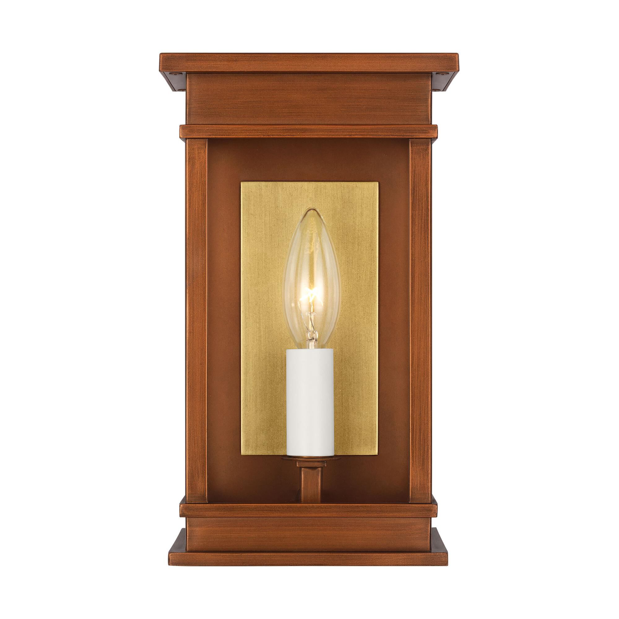 Shown in Natural Copper finish and Clear glass