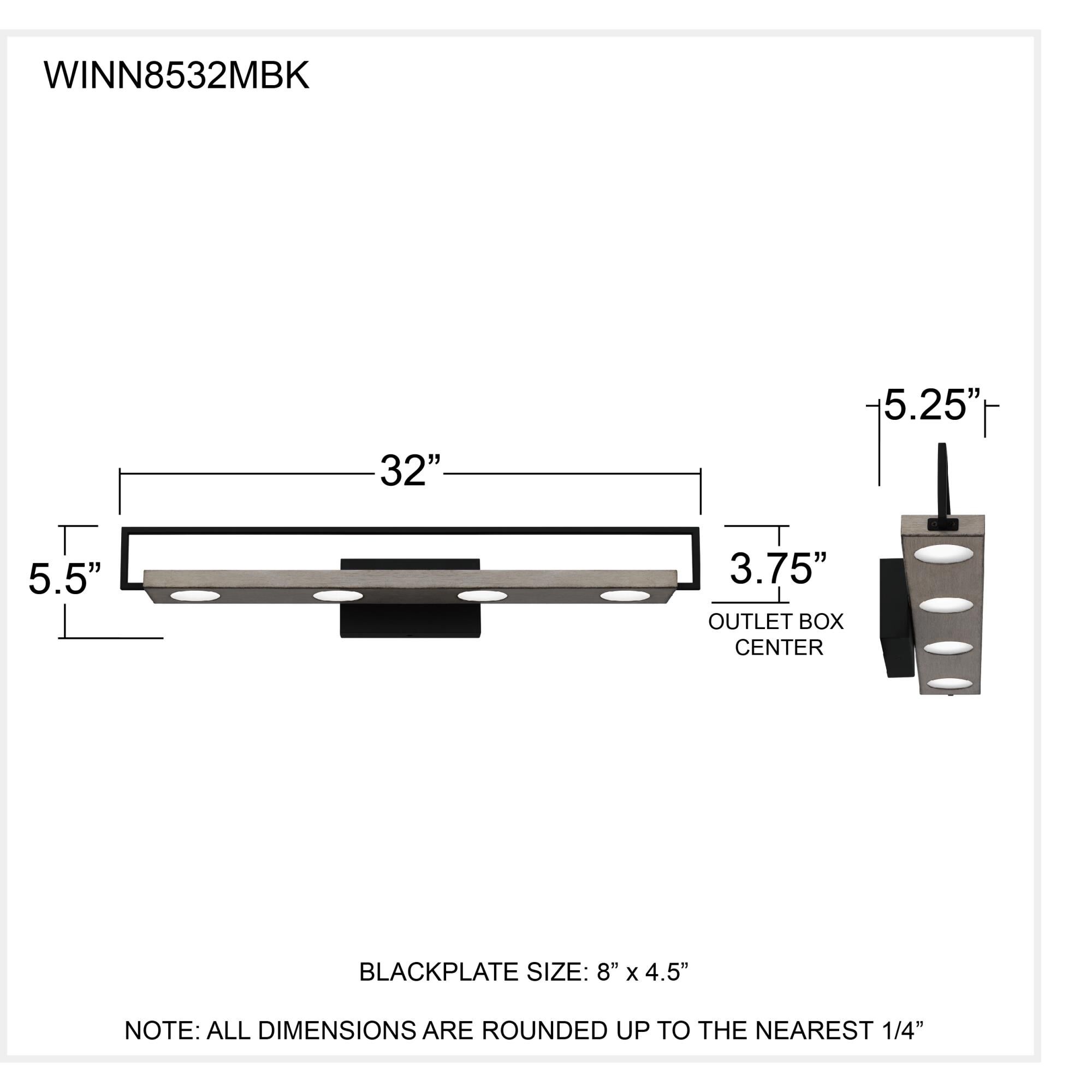Quoizel Winnett 32 Inch LED Bath Vanity Light