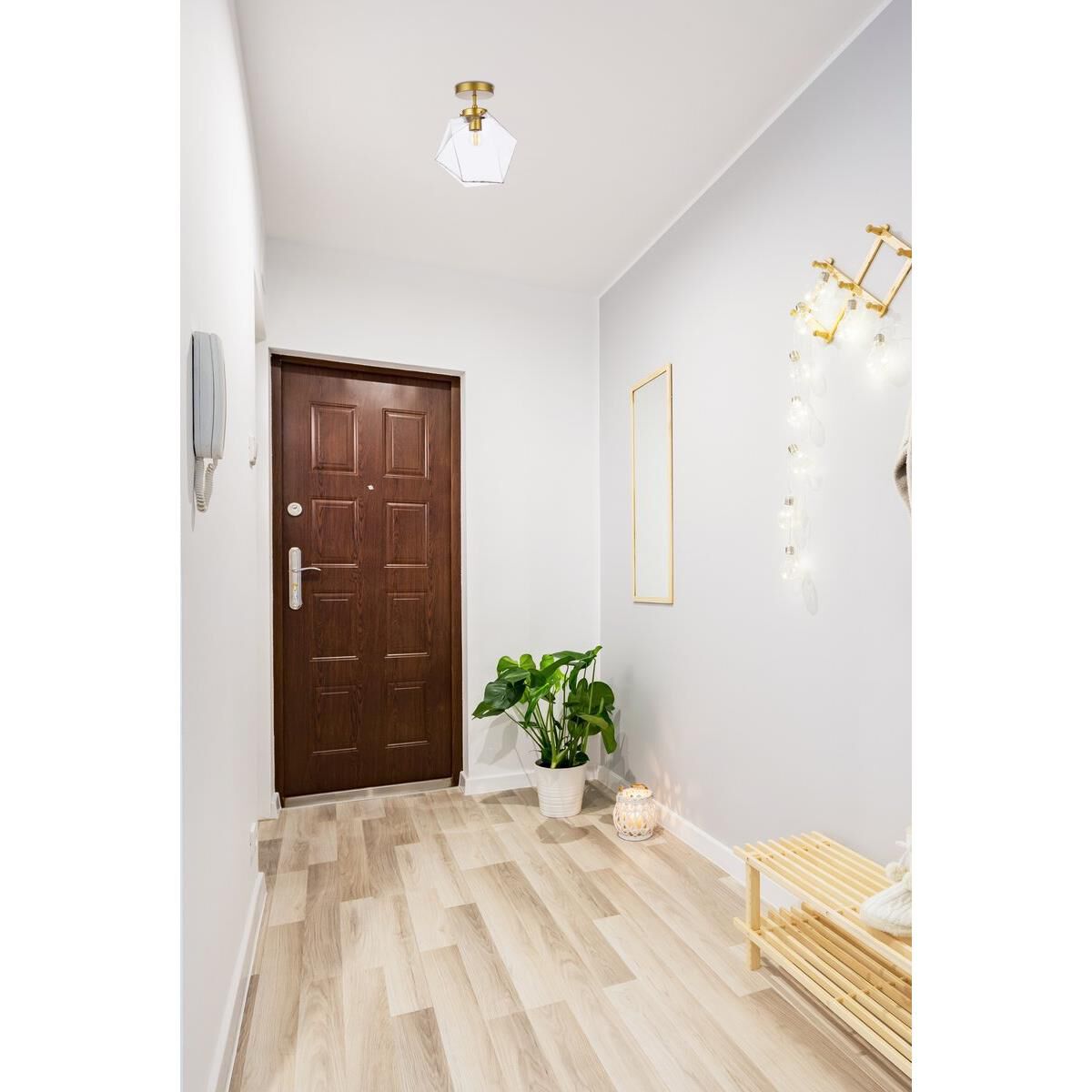 Lawrence 10 Inch Semi Flush Mount by Elegant Lighting