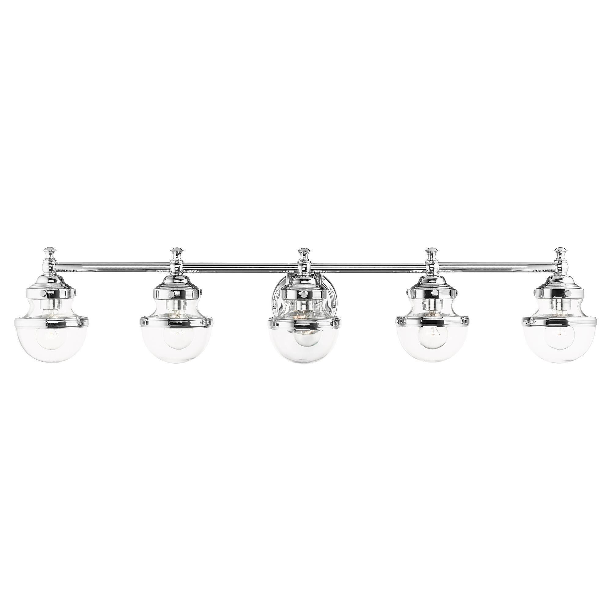 Oldwick 42 Inch 5 Light Bath Vanity Light by Livex Lighting