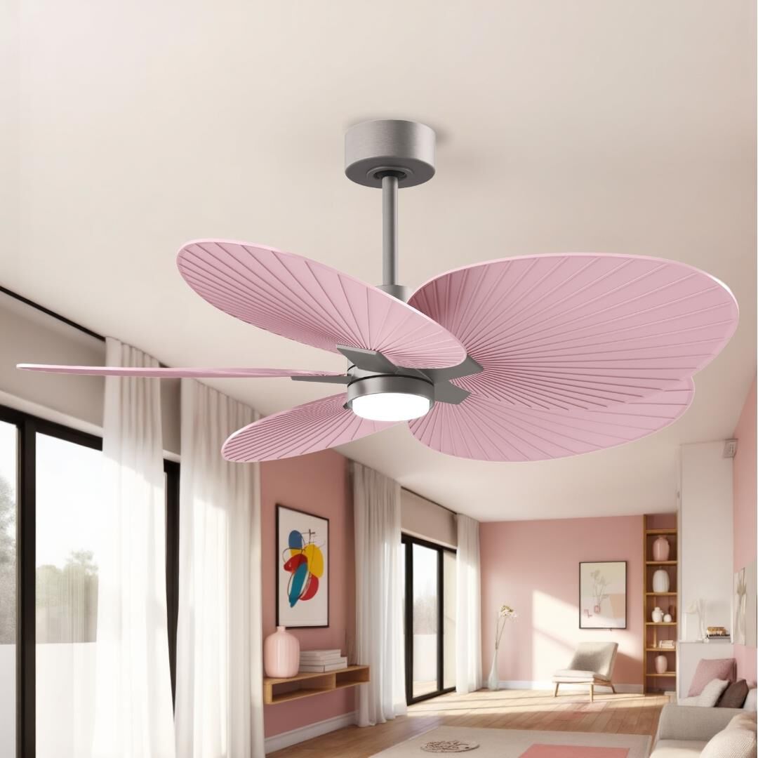 Alessandra Tropical Outdoor Rated 48 Inch Ceiling Fan with Light Kit by Matthews Fan Company