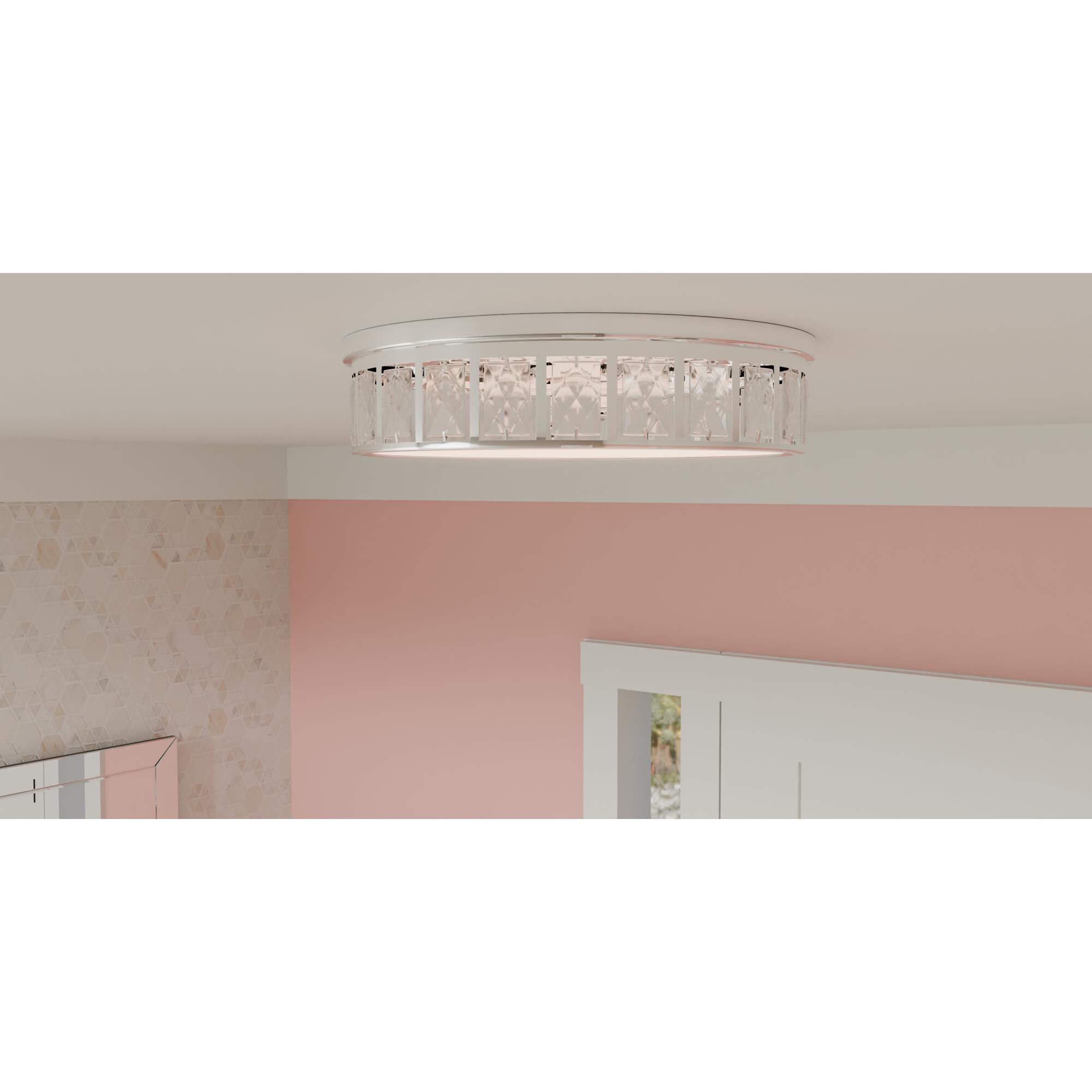 Gibson 14.75 Inch 1 Light Flush Mount by Quoizel