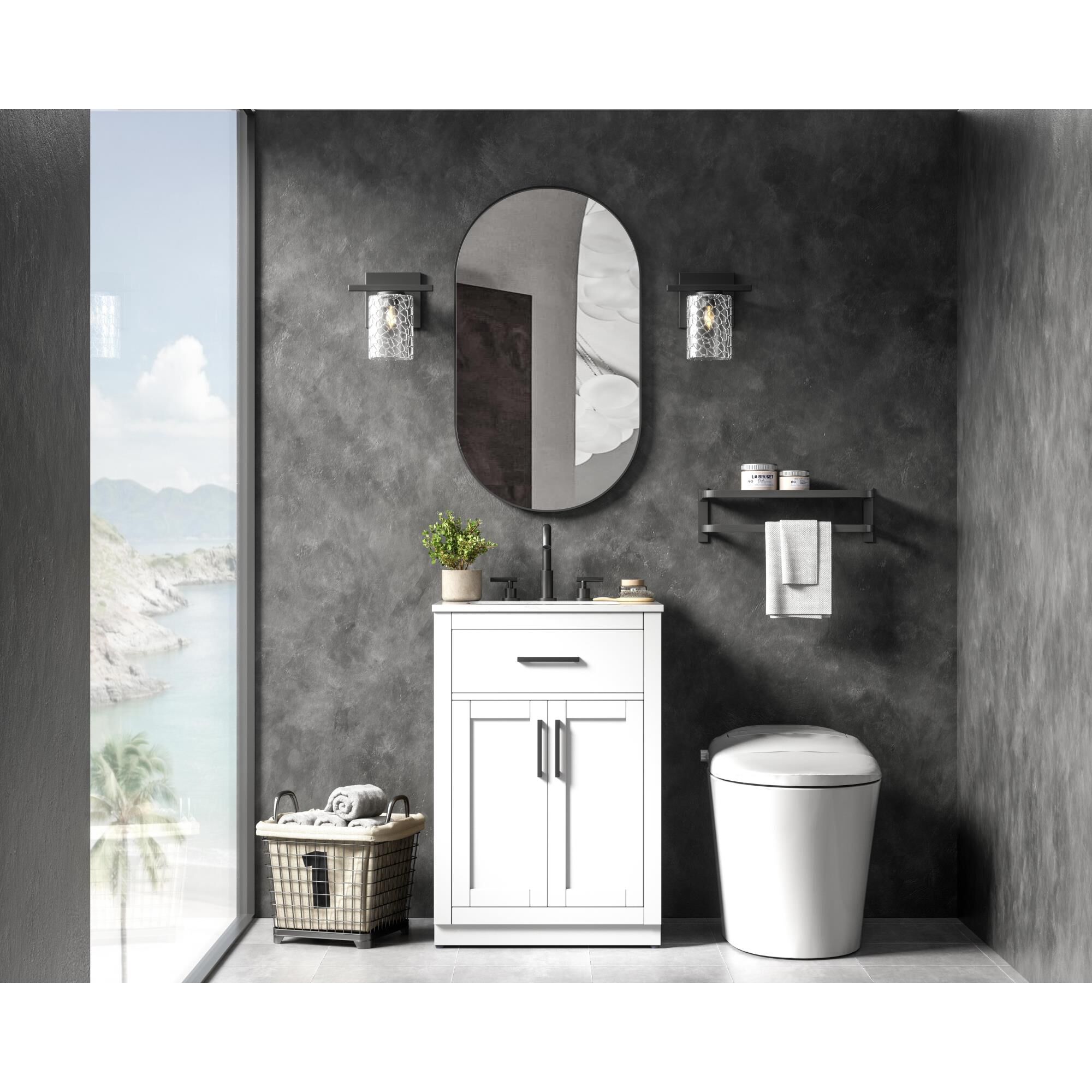 Alden 24 Inch Bath Vanity by Elegant Dcor