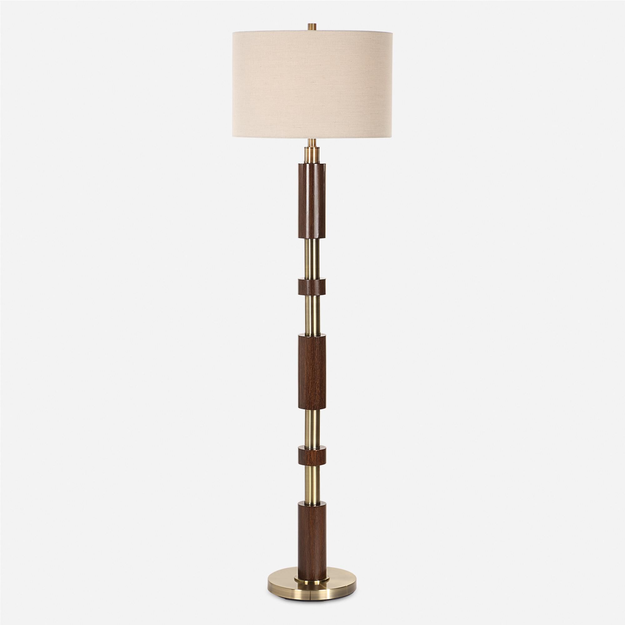 David Frisch Stacked 63 Inch Floor Lamp by Uttermost