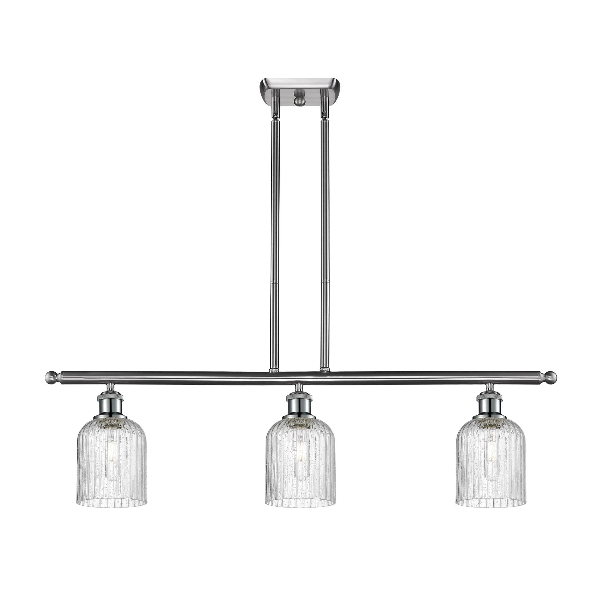 Shown in Satin Nickel finish and Seedy shade