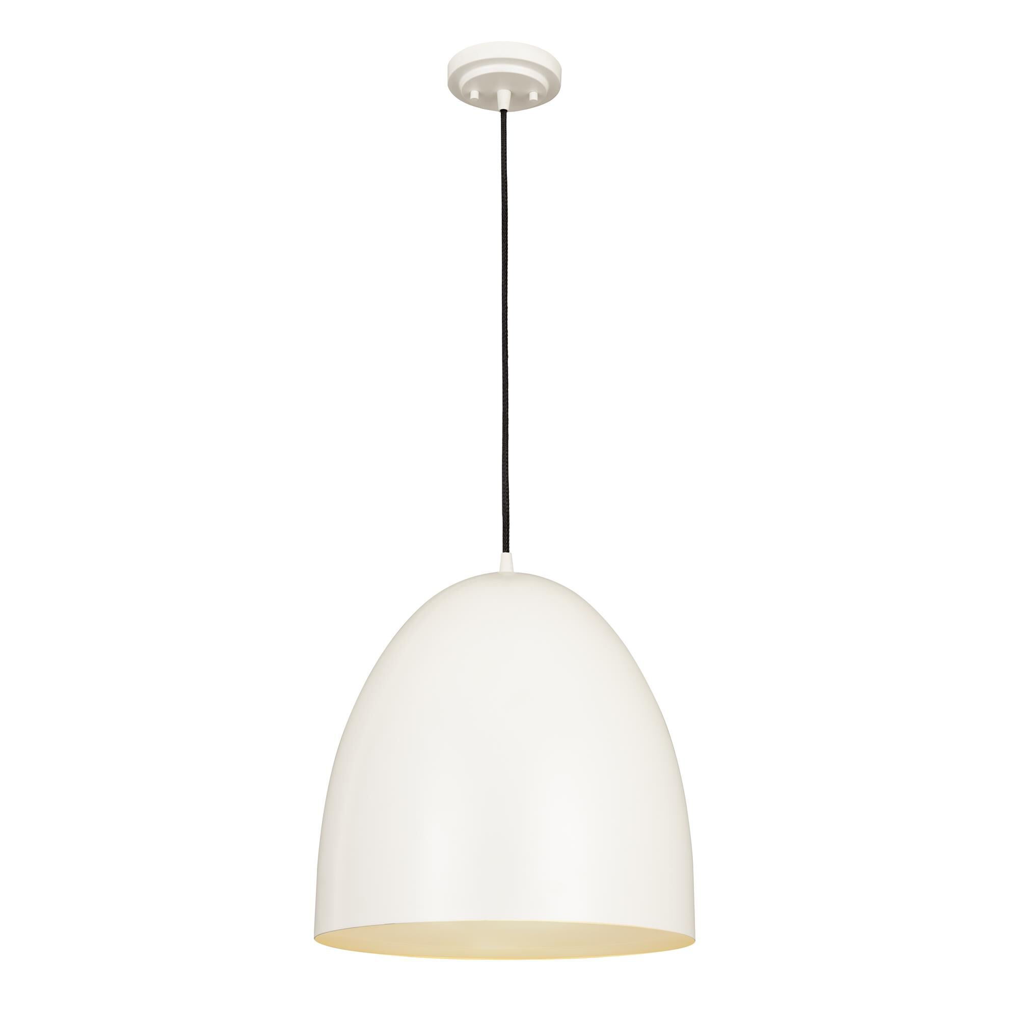 Shown in Matte White finish and Iron glass and Iron shade