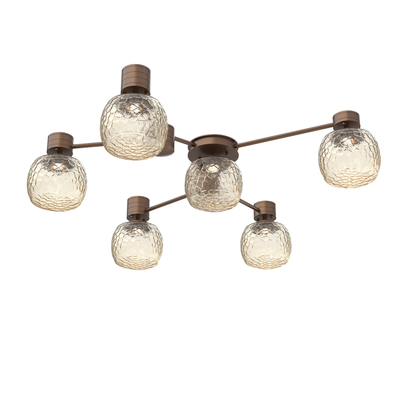 Levi Wilson Vessel 37 Inch Semi Flush Mount by Hammerton Studio