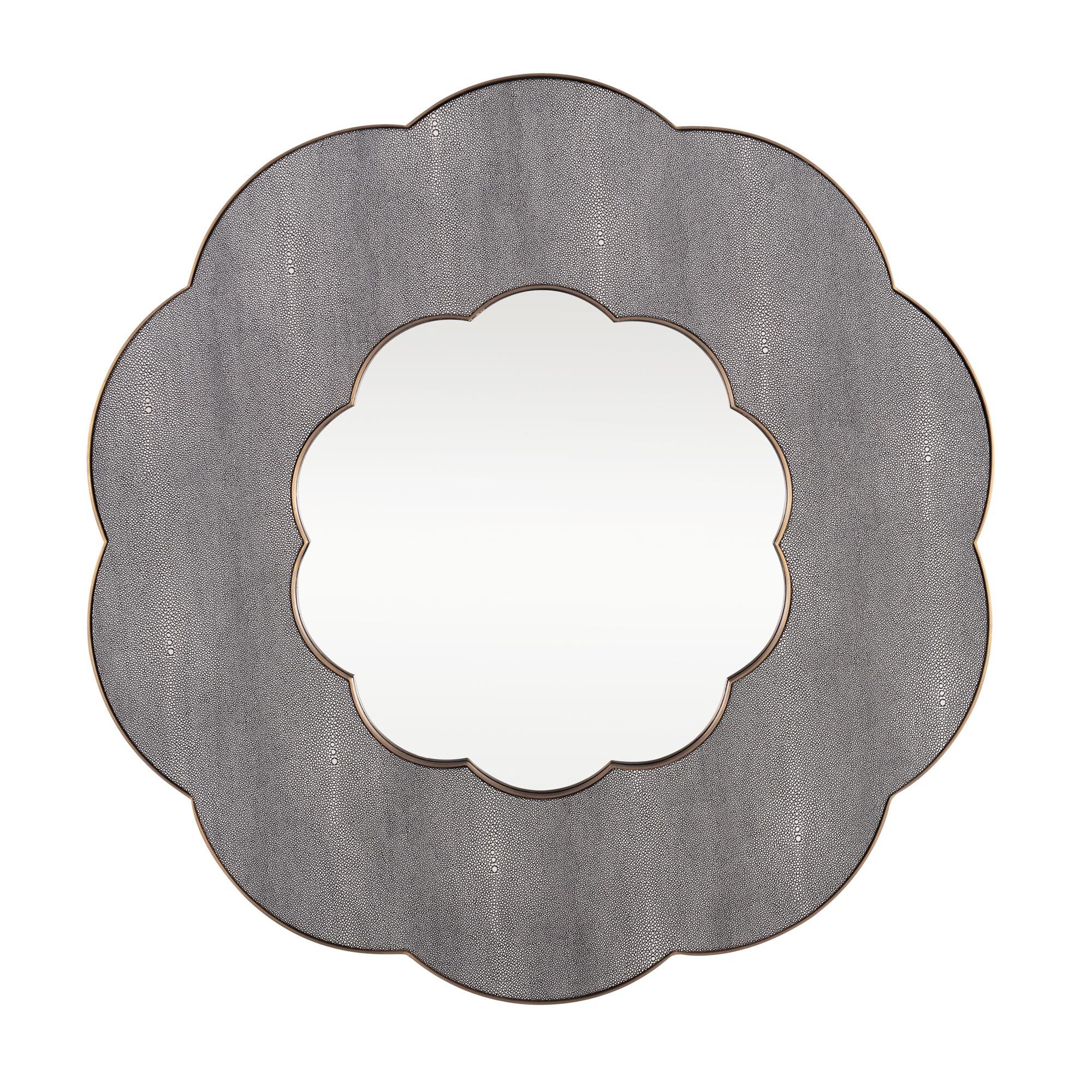Tamara Day Scallop 36 Inch Decorative Mirror by Varaluz