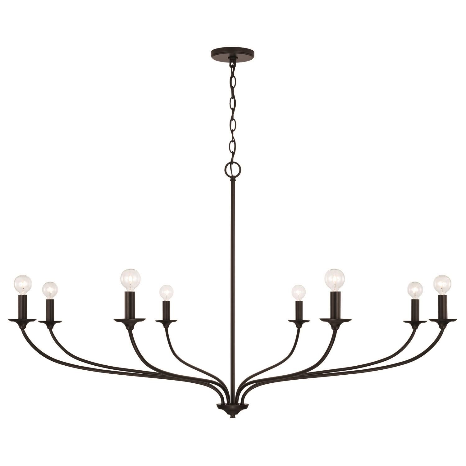 Dolan 52 Inch 8 Light Chandelier by Capital Lighting Fixture Company