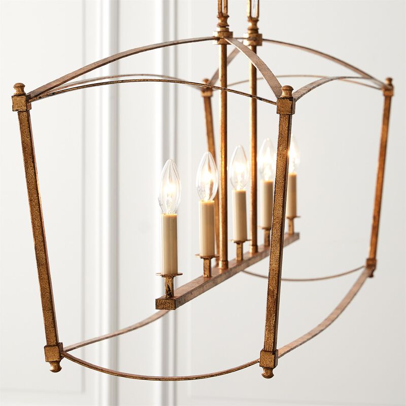 Sean Lavin Thayer Medium Linear Chandelier by Visual Comfort Studio