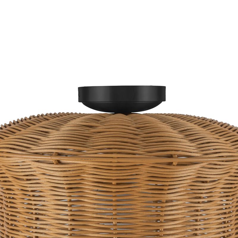 Hae Jung Roe Kai 16 Inch Semi Flush Mount by Alora Mood