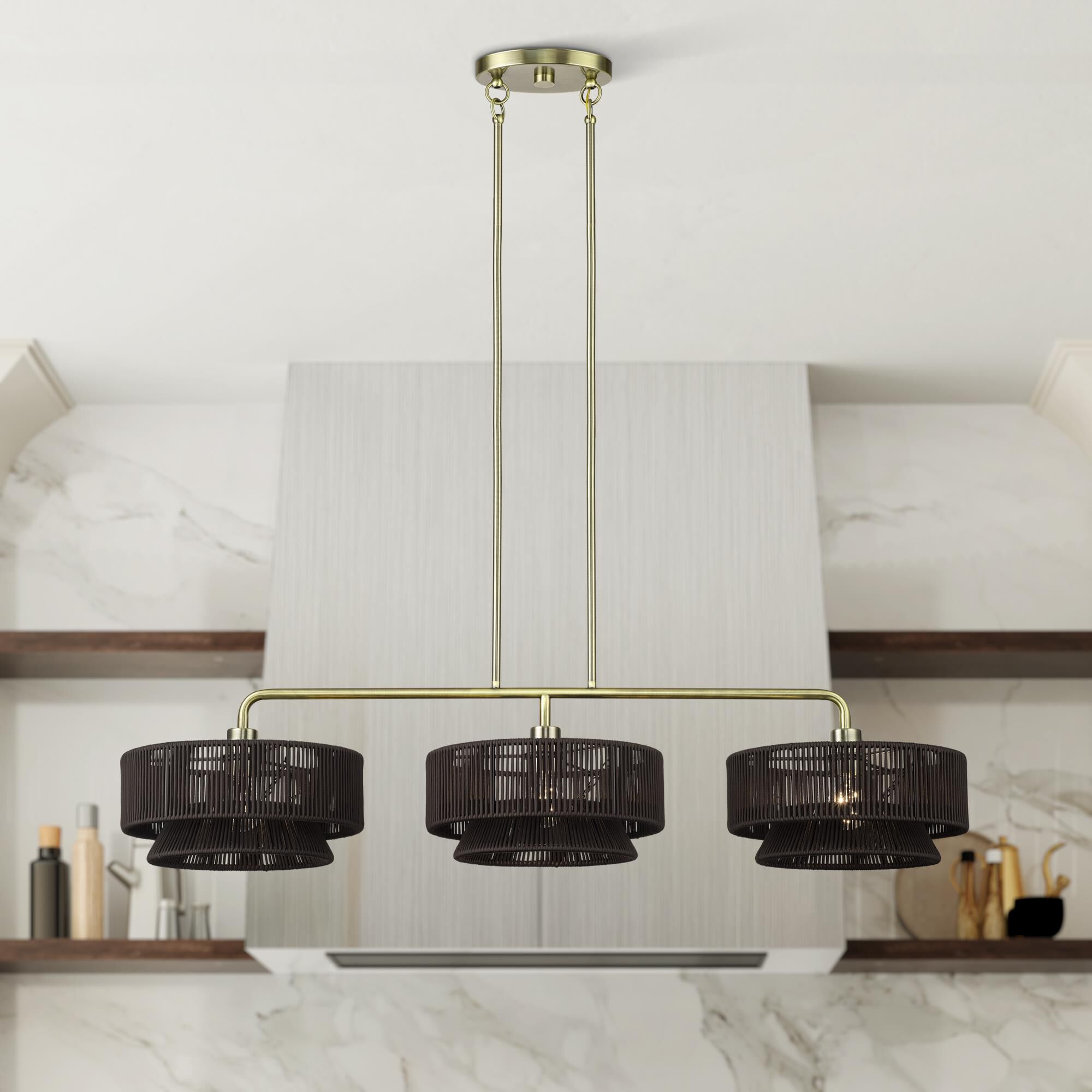 Florell 47 Inch Linear Suspension Light by Livex Lighting