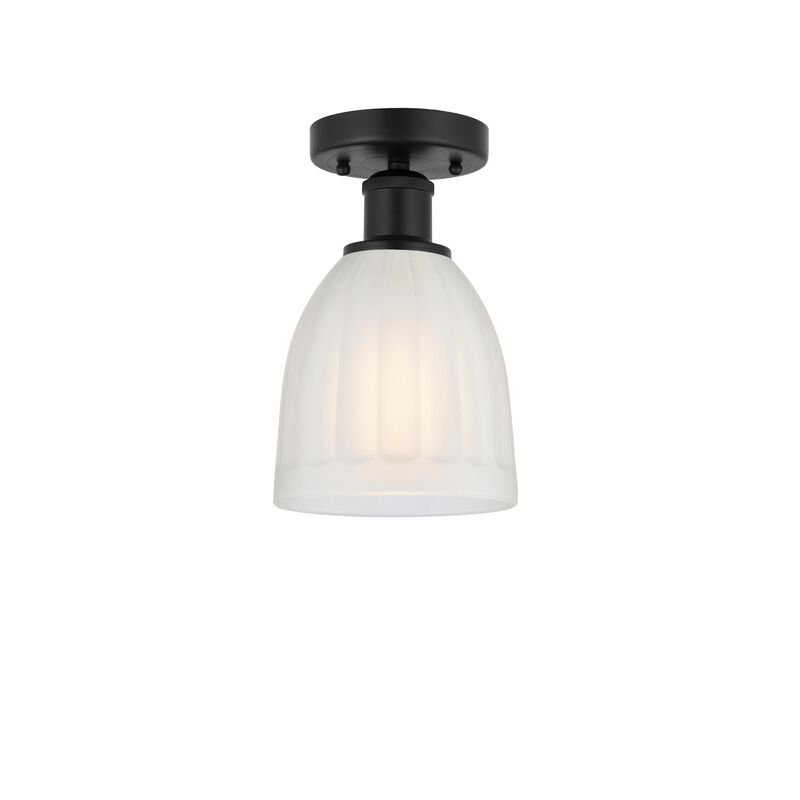 Bruno Marashlian Brookfield 5 Inch 1 Light Semi Flush Mount by Innovations Lighting