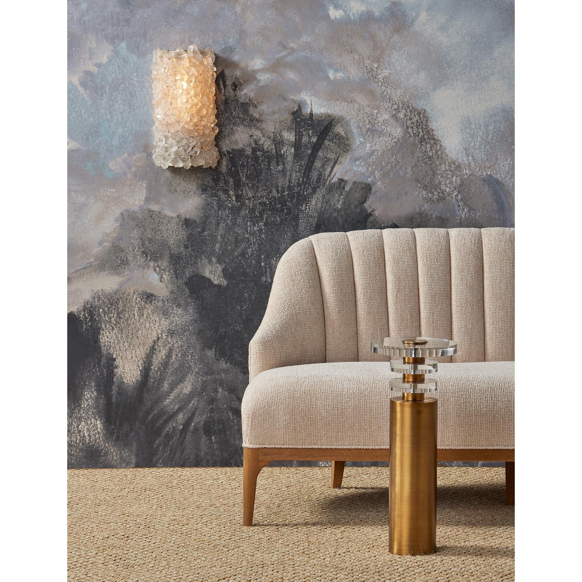 Shown in Contemporary Silver Leaf, Contemporary Silver and Natural finish