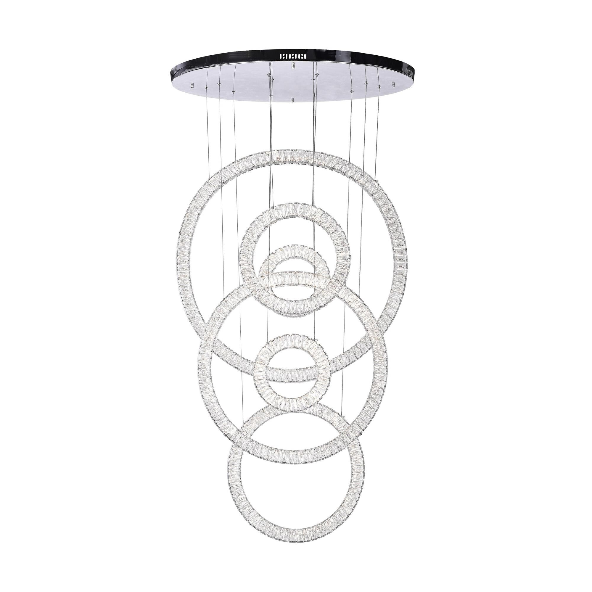 CWI Lighting Celina 34 Inch LED Multi Light Pendant