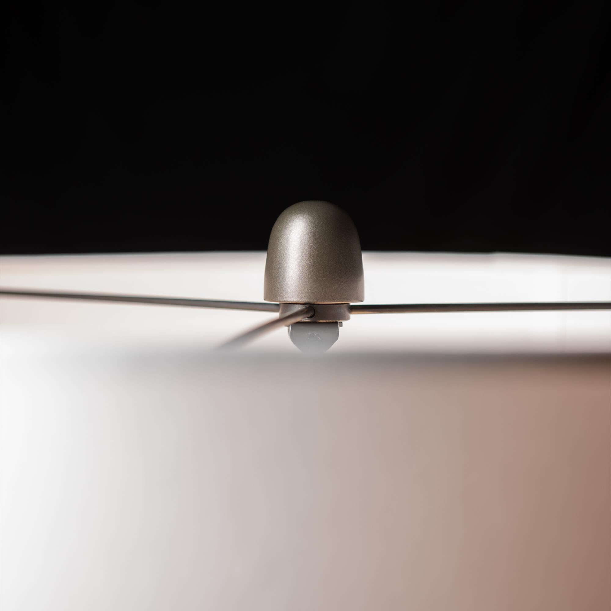 Shown in Dark Smoke finish and Clear Steel accent