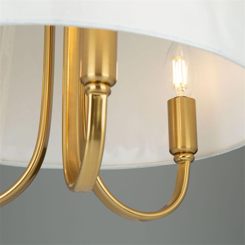 Steven Sabados (S&C) Rhythm 15 Inch 3 Light Semi Flush Mount by Artcraft