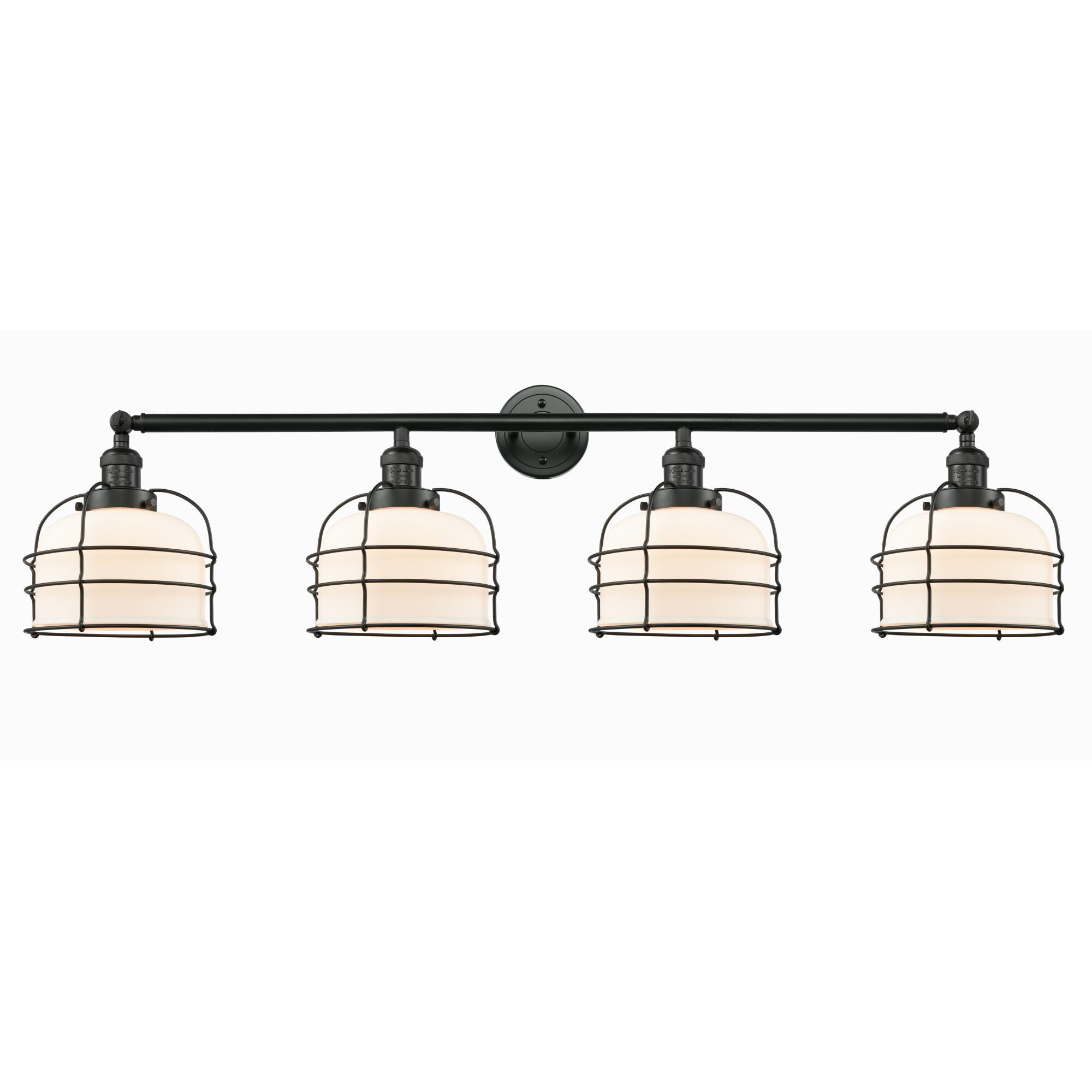 Bruno Marashlian Large Bell Cage 44 Inch 4 Light Bath Vanity Light by Innovations Lighting