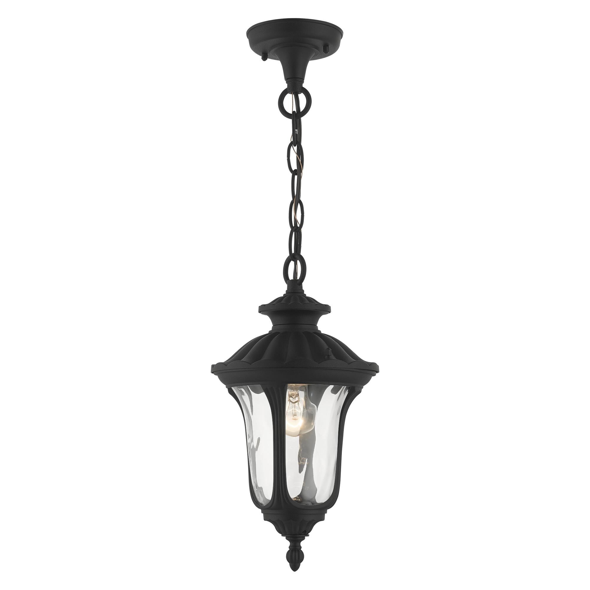 Livex Lighting Oxford 14 Inch Tall Outdoor Hanging Lantern