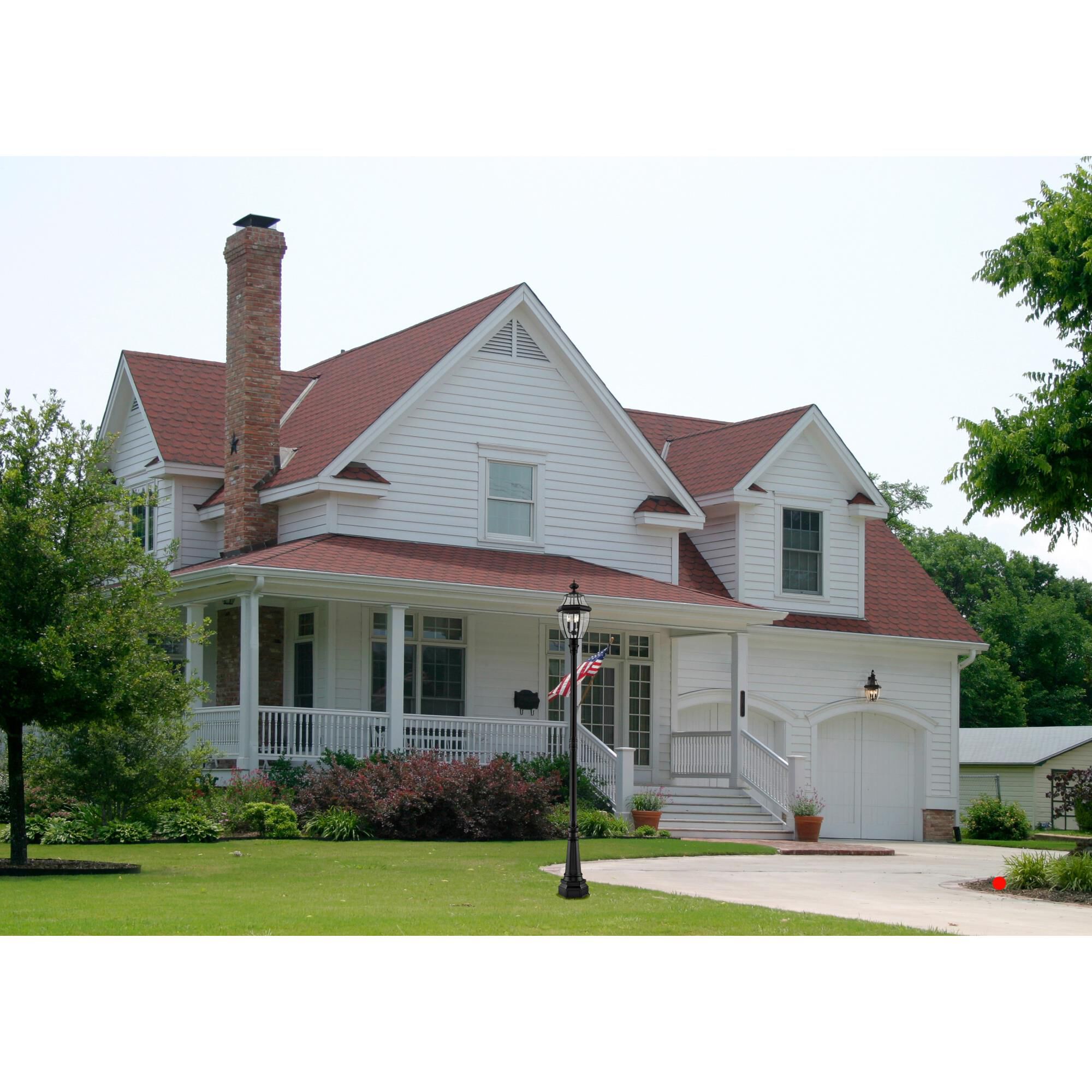 Westover 102 Inch Tall 3 Light Outdoor Post Lamp by Z-Lite