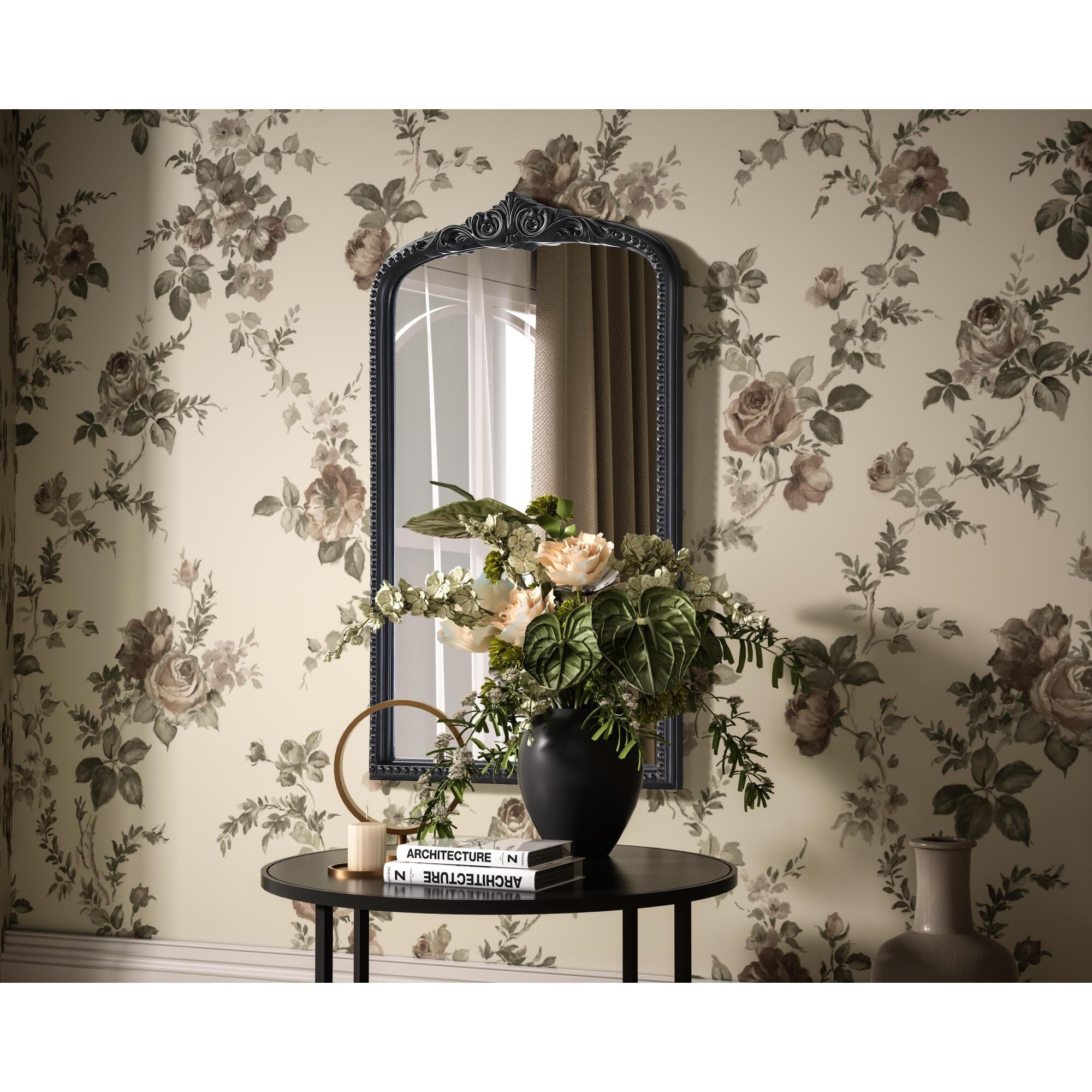 Naomi 36 Inch Decorative Mirror by Elegant Decor