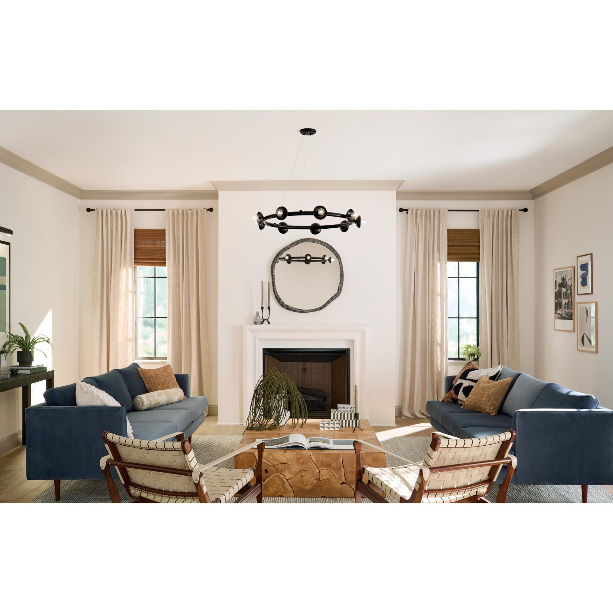 Palta 34 Inch 9 Light Chandelier by Kichler Lighting