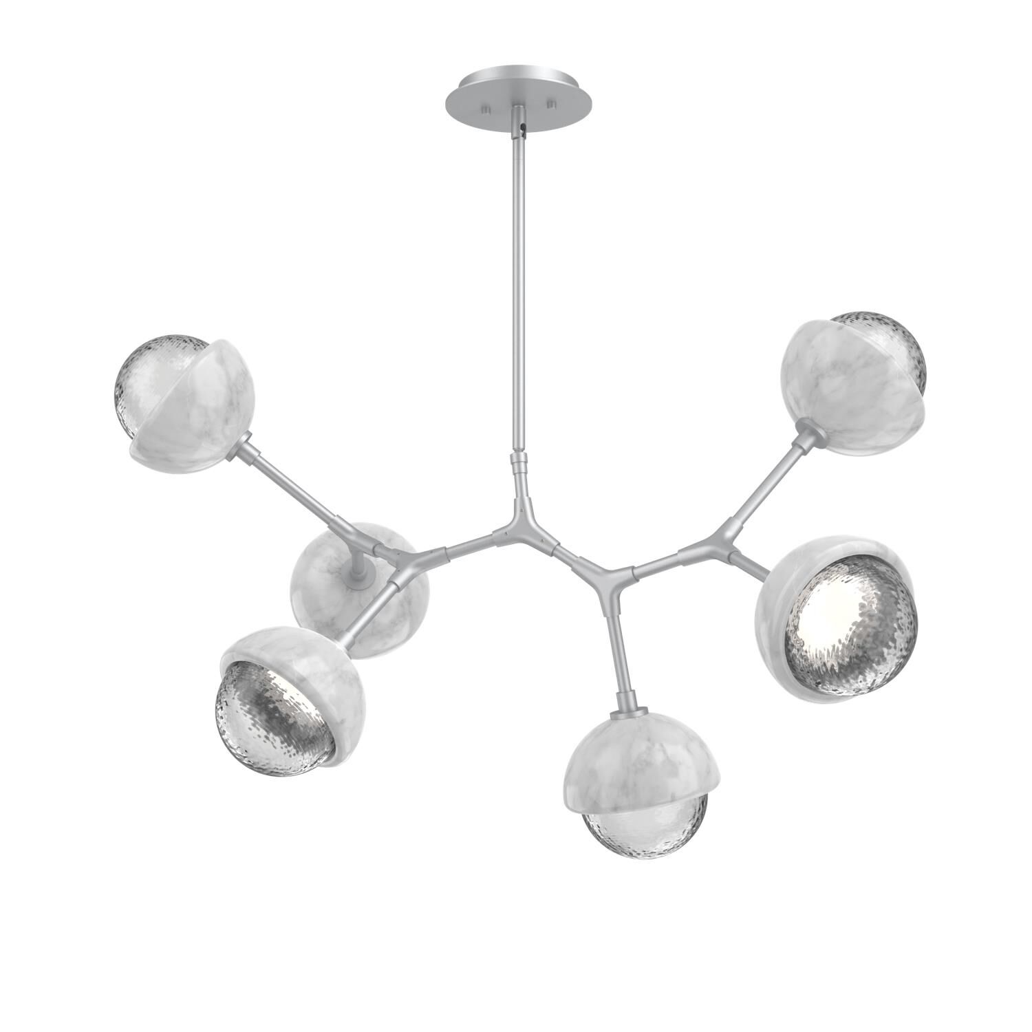 Levi Wilson Cabochon 31 Inch Linear Suspension Light by Hammerton Studio