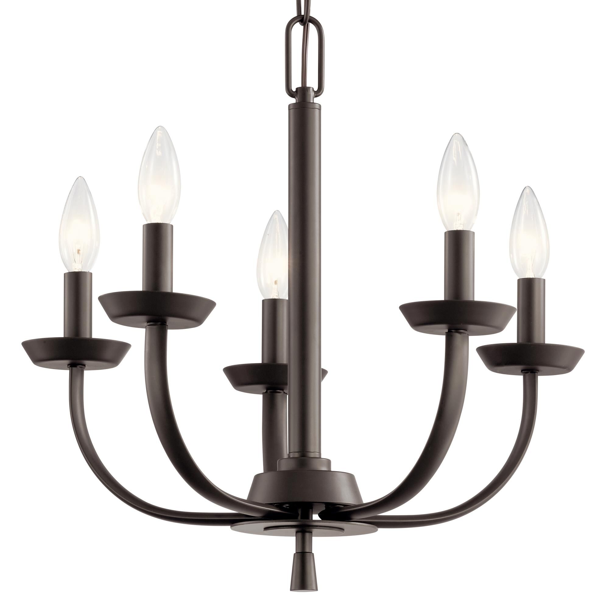 Kennewick 18 Inch 5 Light Mini Chandelier by Kichler Lighting