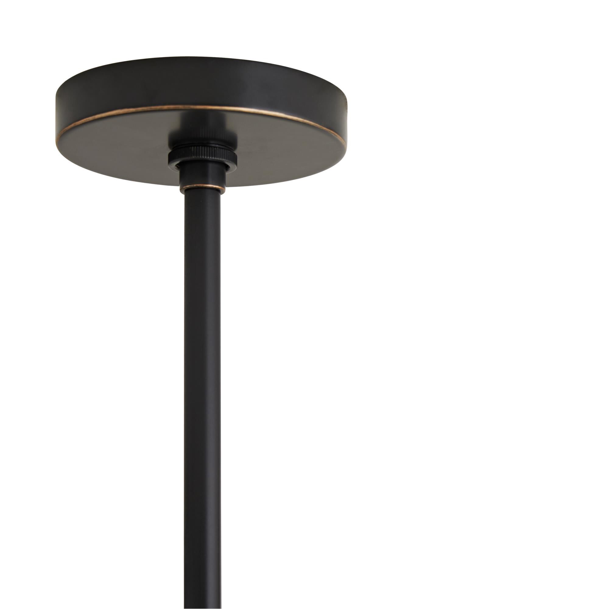 Shown in Bronze finish and Linen shade