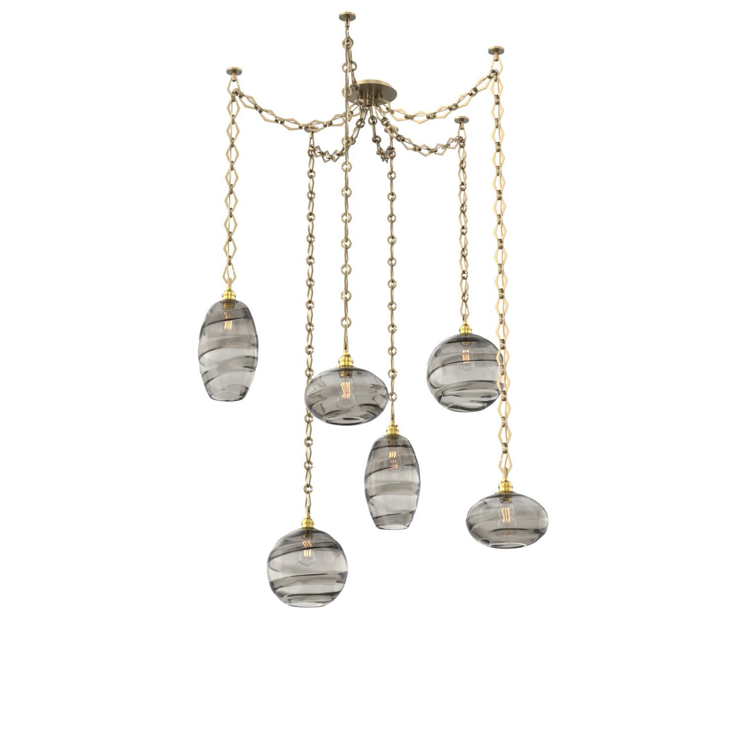 Levi Wilson Misto 16 Inch Multi Pendant Light by Hammerton Studio