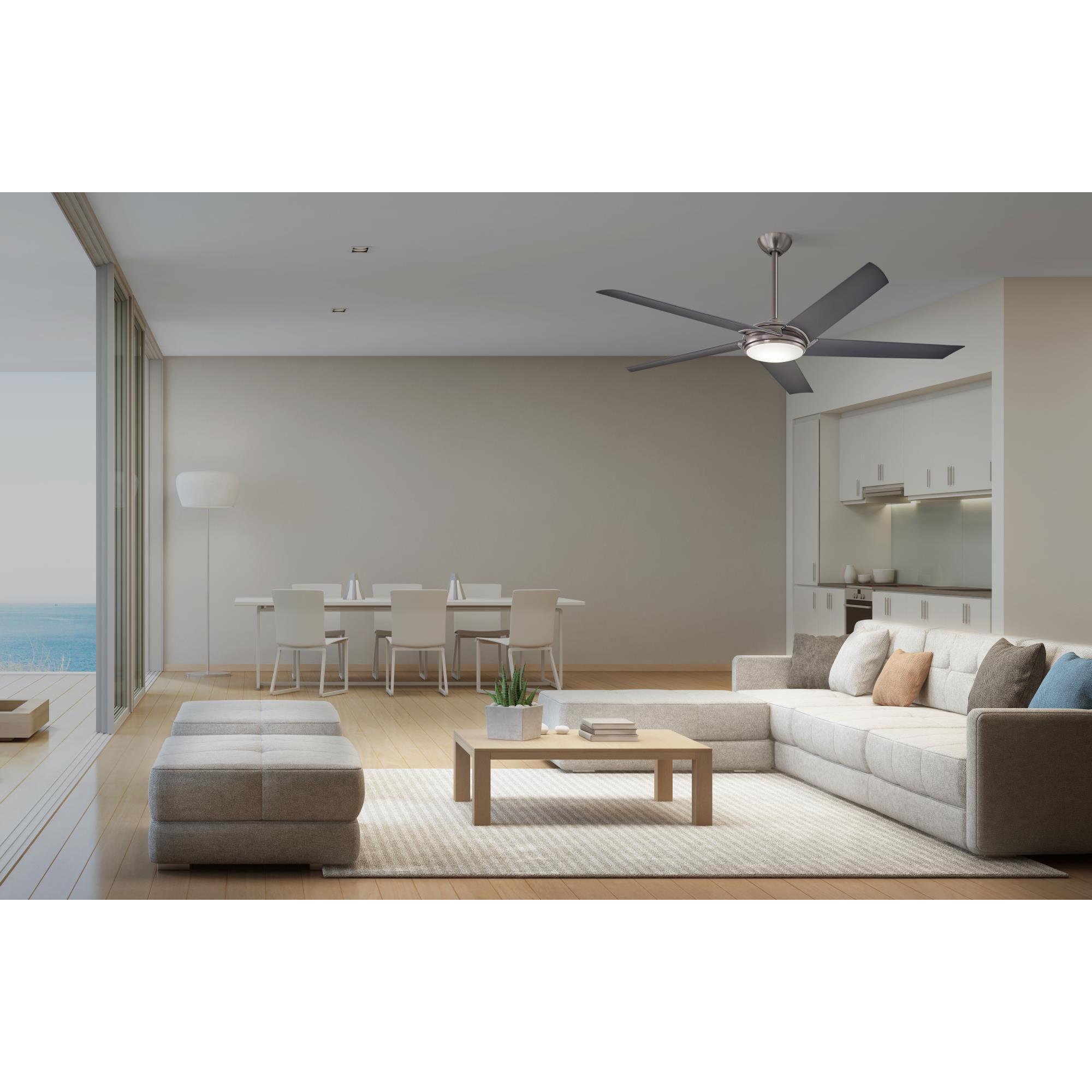 Raptor 60 Inch Ceiling Fan with Light Kit by Minka Aire