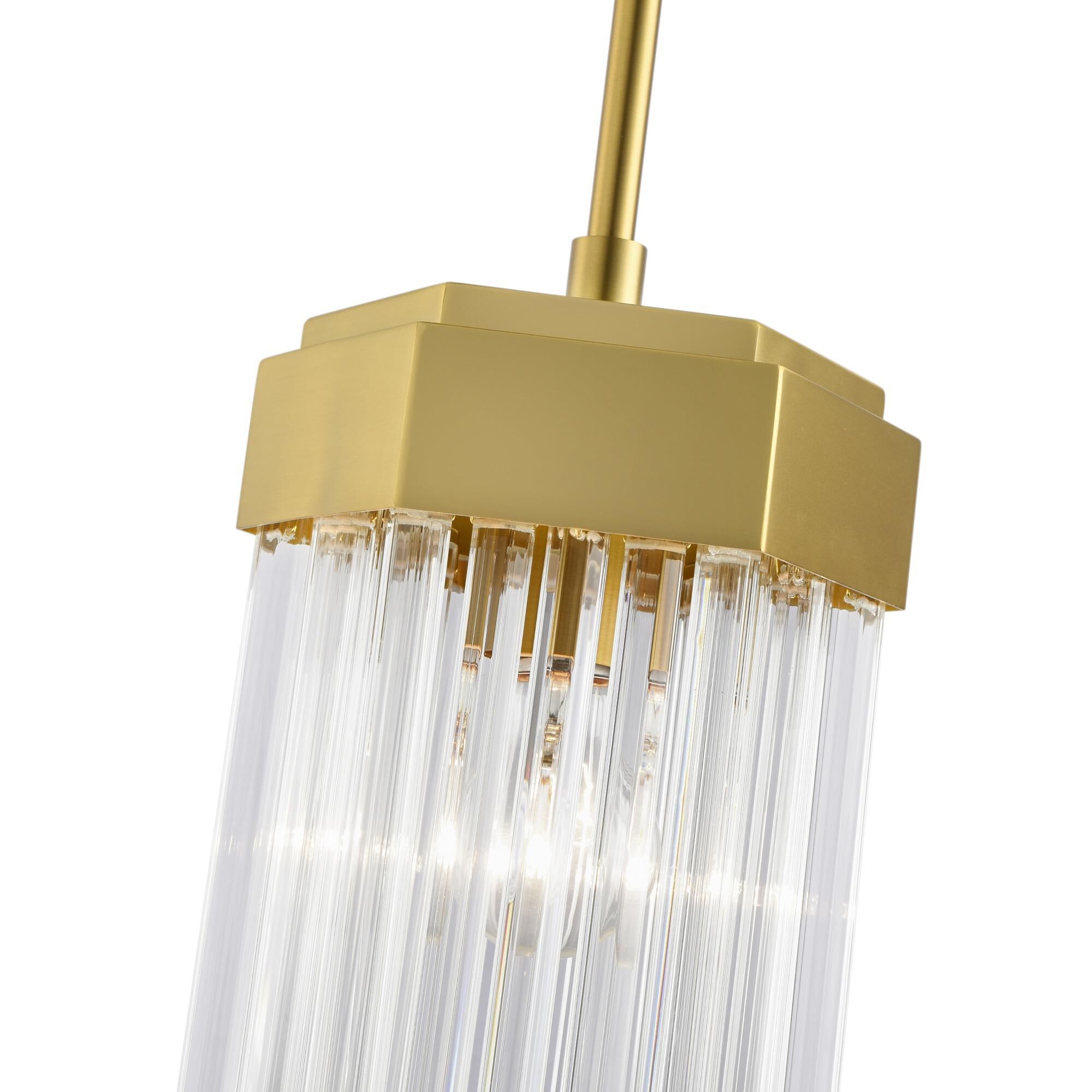 Shown in Brushed Brass finish