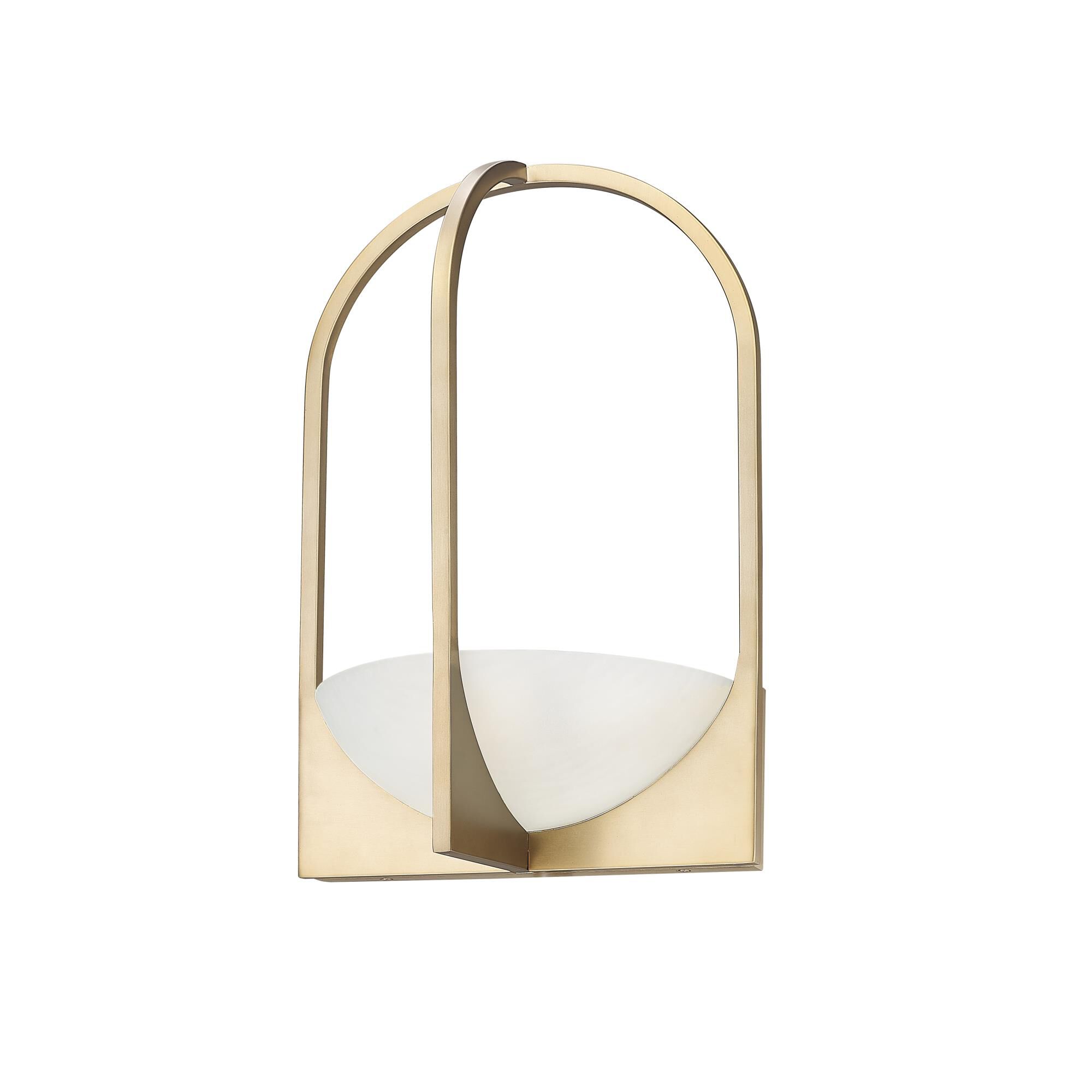 Shown in Modern Gold finish and Sand Blast shade