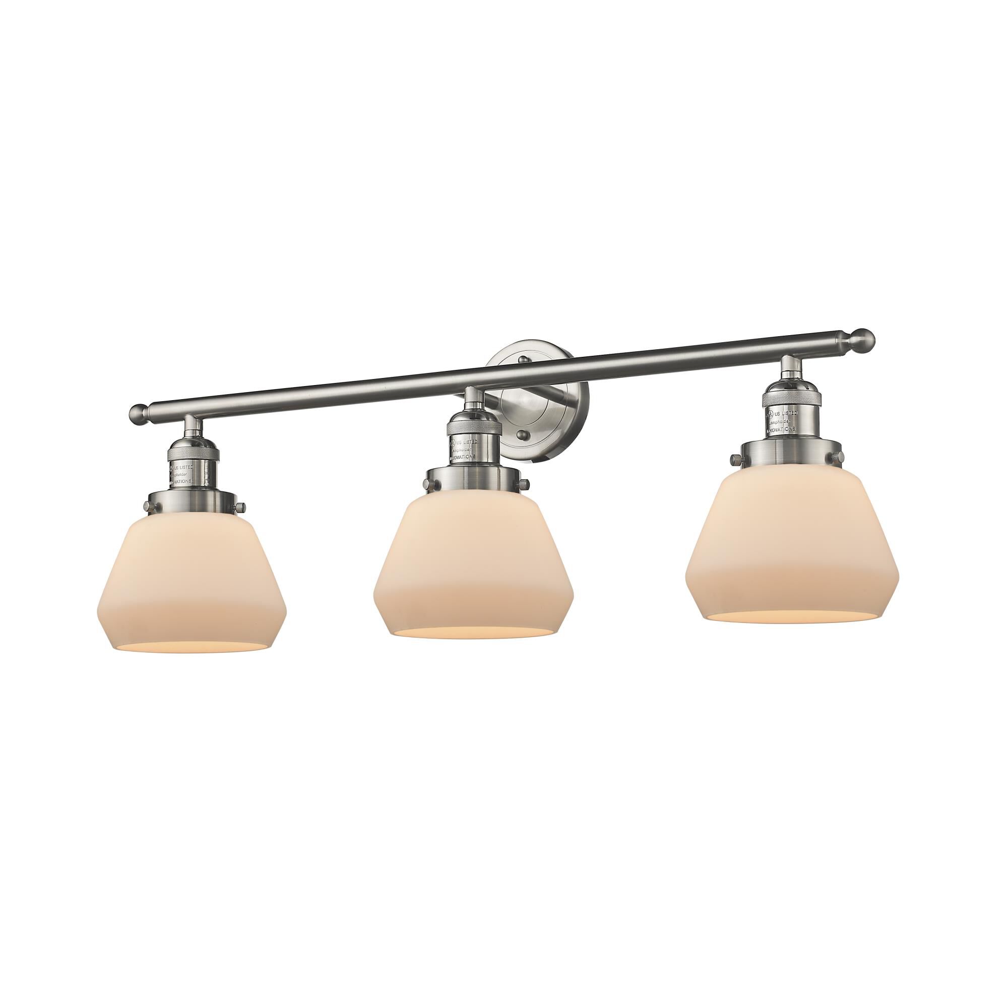 Bruno Marashlian Fulton 30 Inch 3 Light Bath Vanity Light by Innovations Lighting