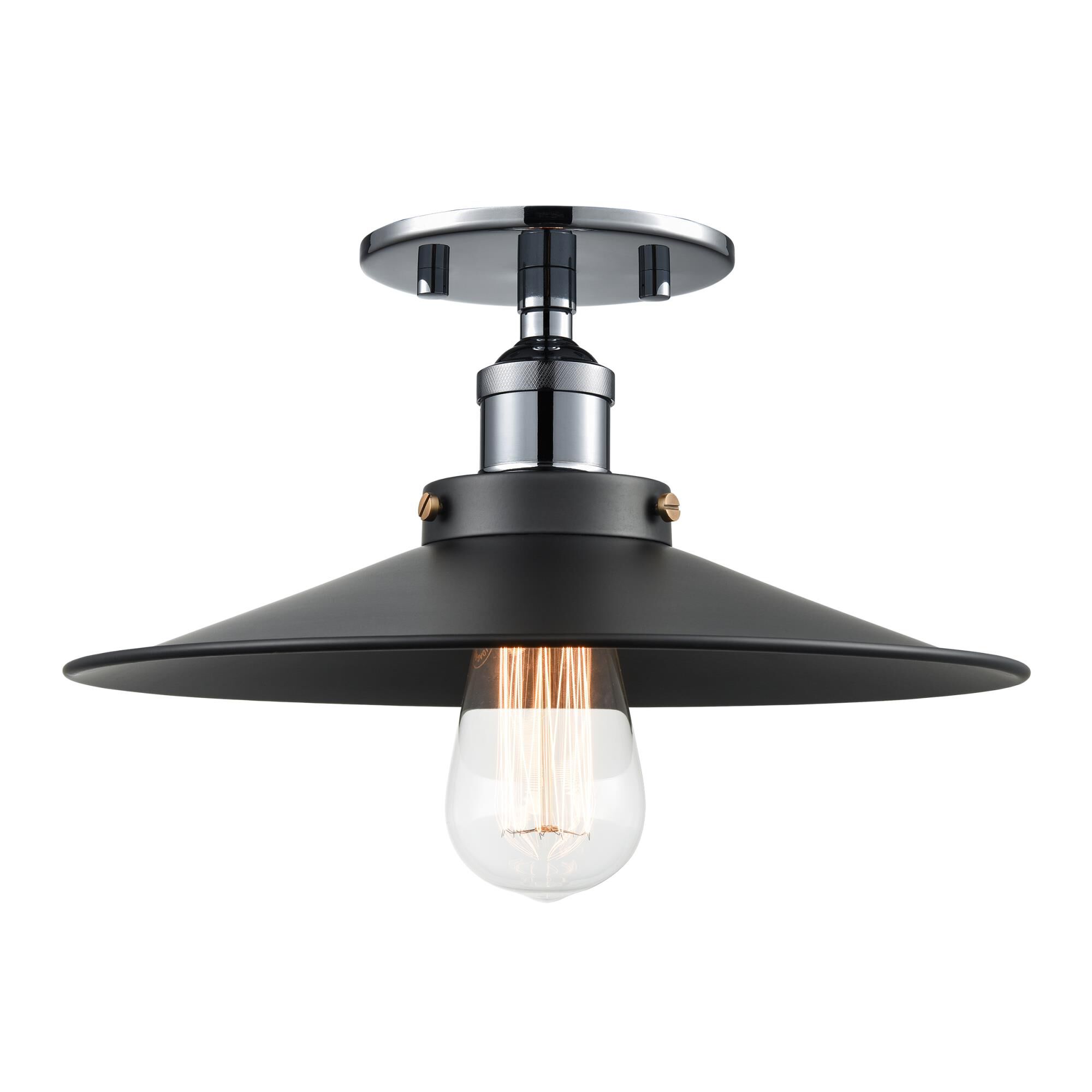Bulstrode's Workshop 1 Light Flush Mount by Matteo Lighting